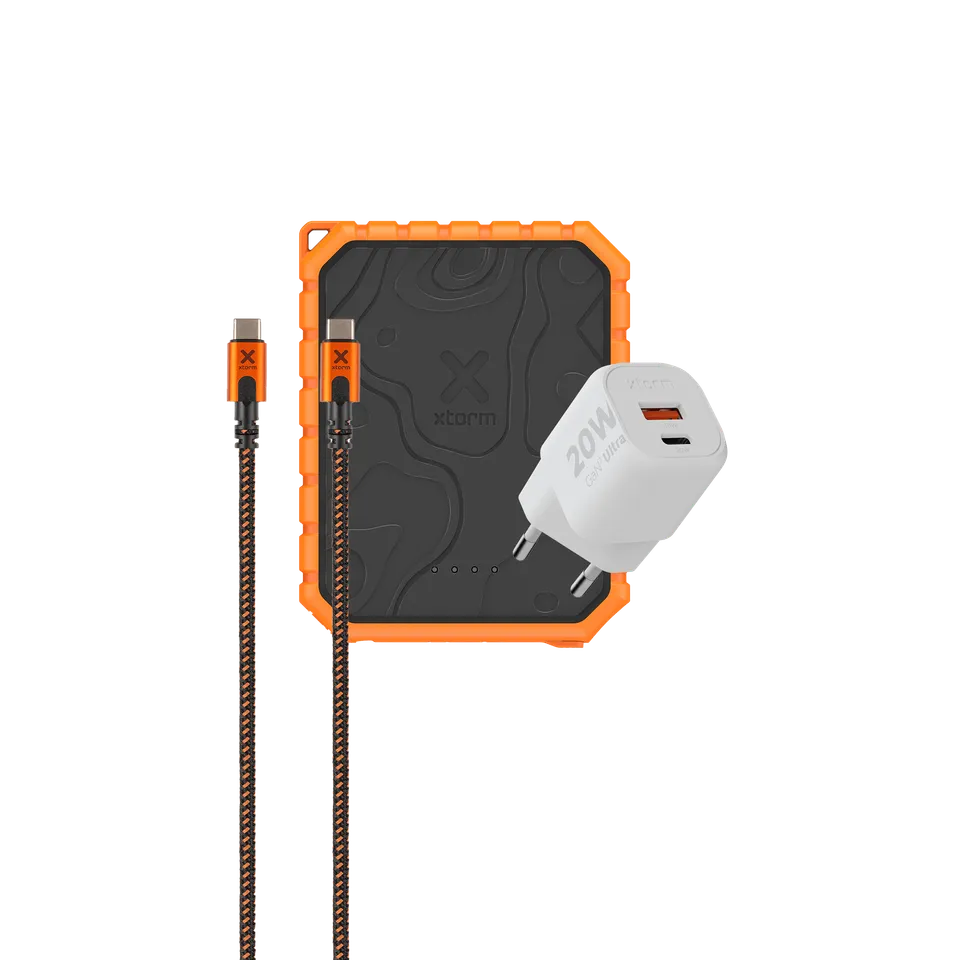 xtorm-rugged-power-bank-10-000-mah-xr201-c-ble-usb-c-pd-240w-1-5-m-chargeur-20w- image 1