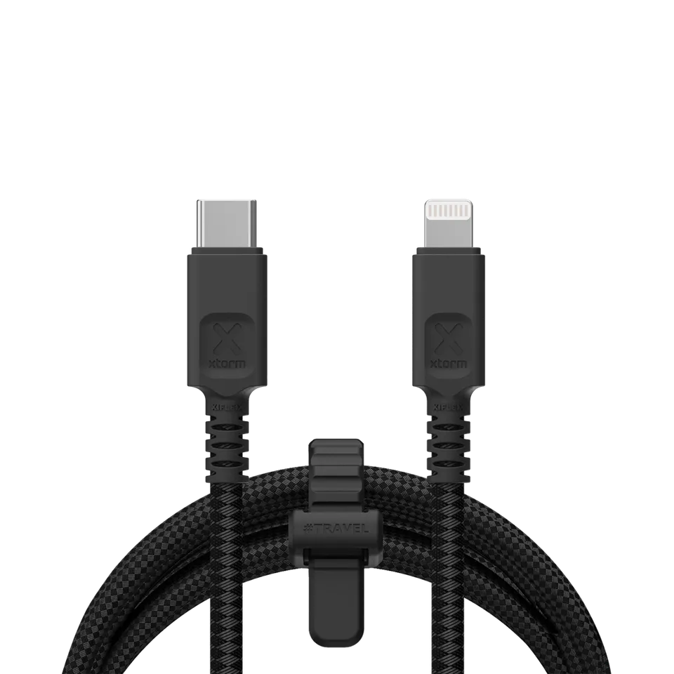 xtorm-next-gen-usb-c-vers-lightning-3-m-noir-c-ble-certifi-mfi-ultra-r-sistant-p image 1