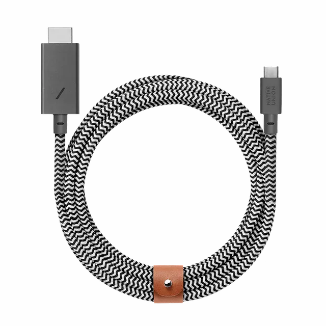 native-union-belt-hdmi-c-ble-usb-c-vers-hdmi-4k-3-m-en-nylon-tress-avec-lani-re- image 1