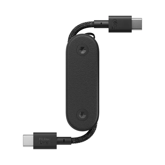 native-union-pocket-cable-c-ble-usb-c-vers-usb-c-pliable-60w-avec-porte-cl-s image 1
