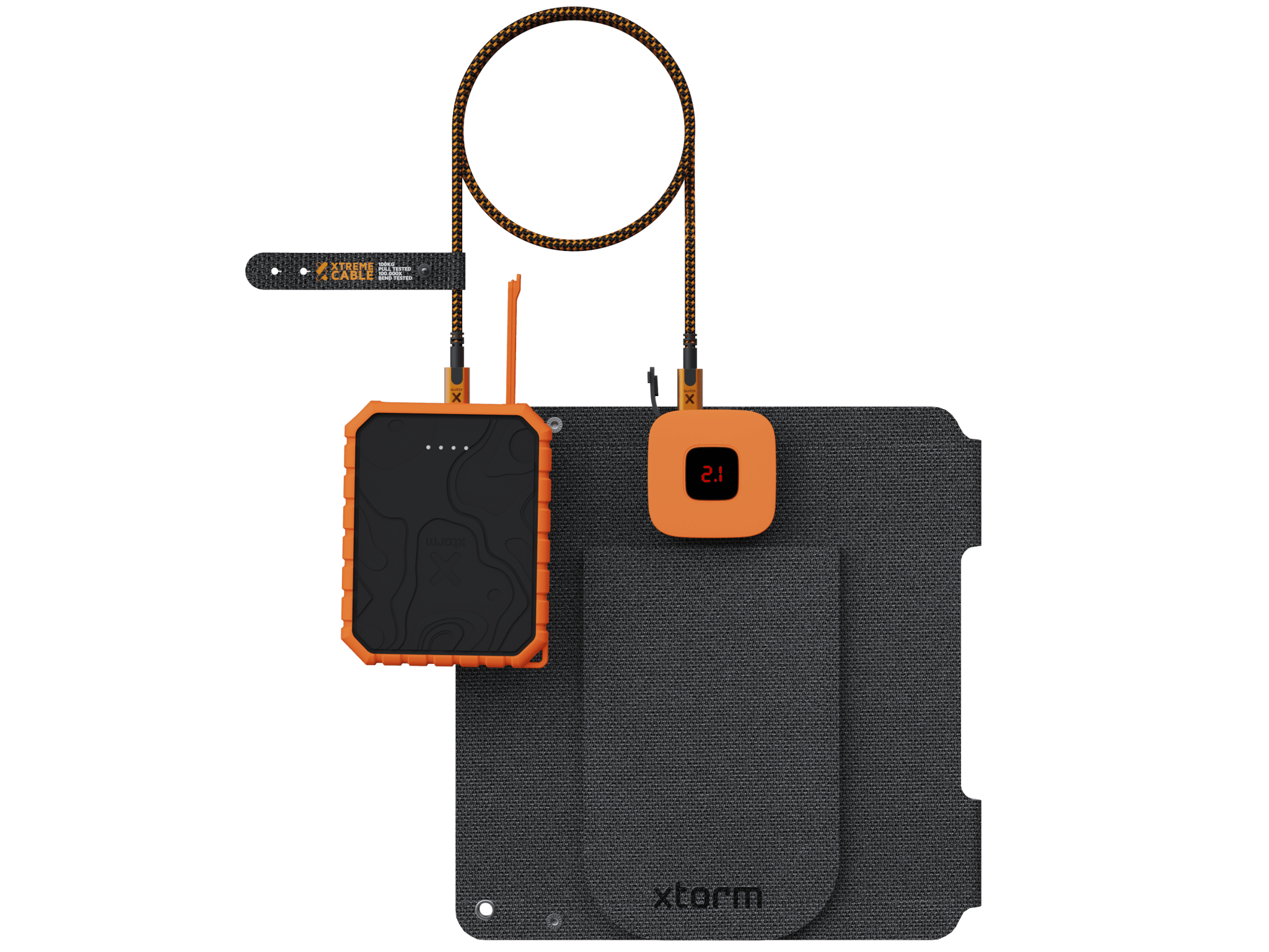 xtorm-14w-panneau-solaire-portable-power-bank-rugged-10-000-mah-c-ble-usb-c-pd-2 image 1
