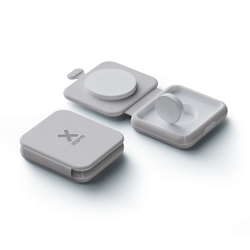 xtorm-chargeur-sans-fil-pliable-2-en-1-chargeur-de-voyage-magn-tique-15w-pour-ip image 1