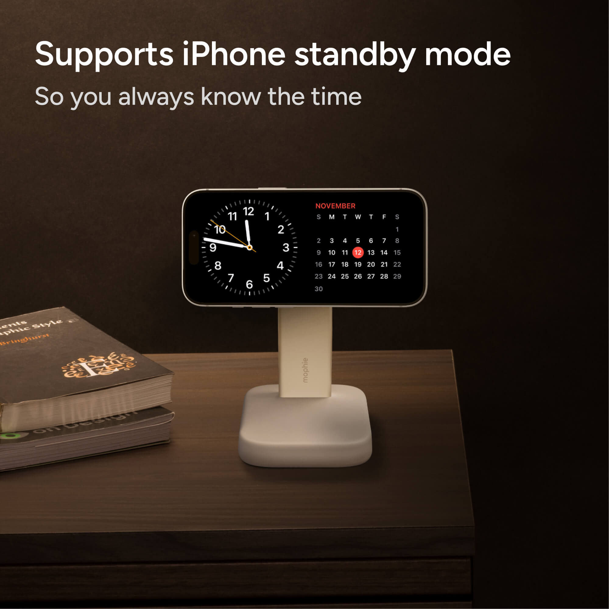 mophie-wireless-charging-stand-support-de-charge-sans-fil-magn-tique-qi2-magsafe image 3