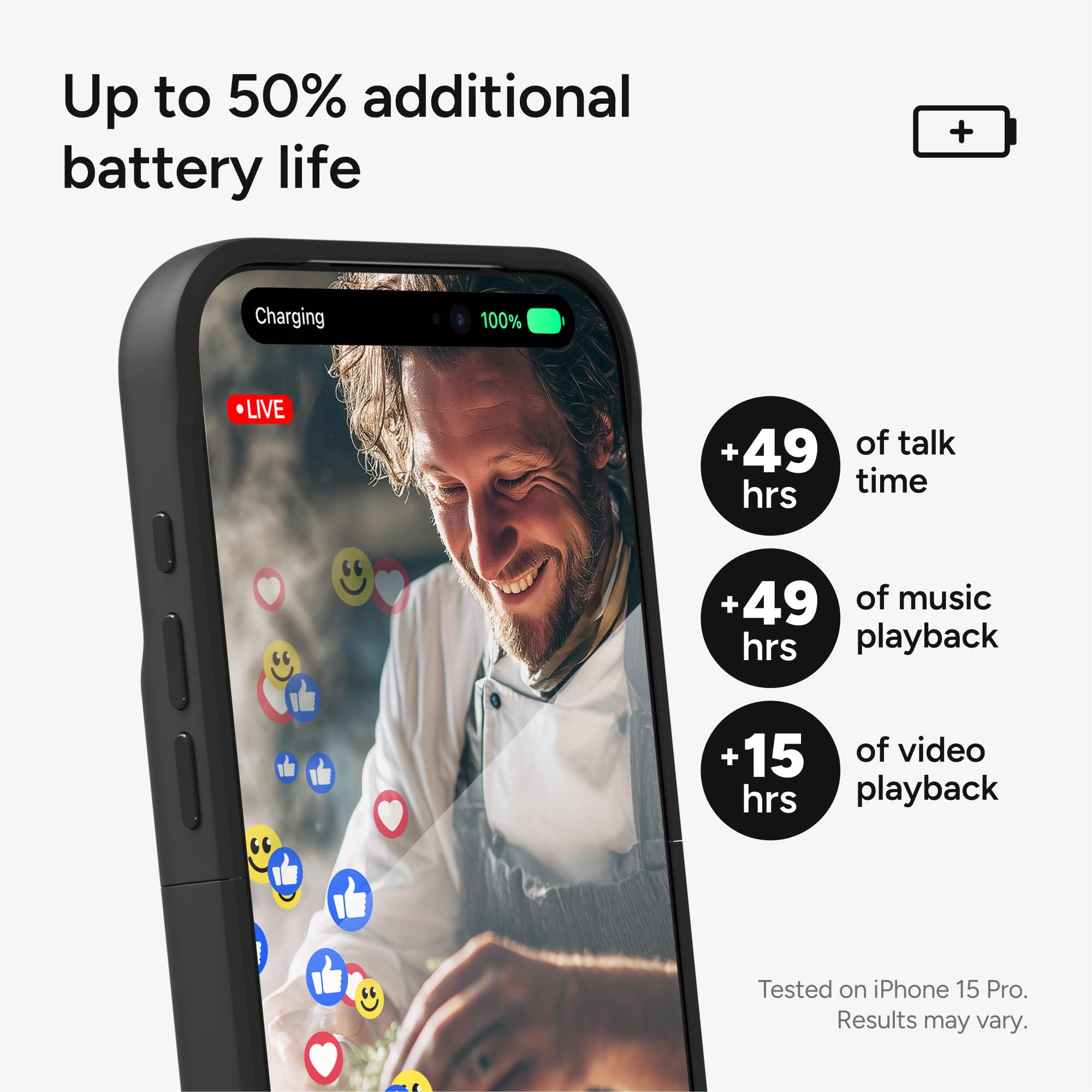 mophie-juice-pack-pour-iphone-17-pro-max-coque-batterie-3-600-mah-avec-port-usb- image 2