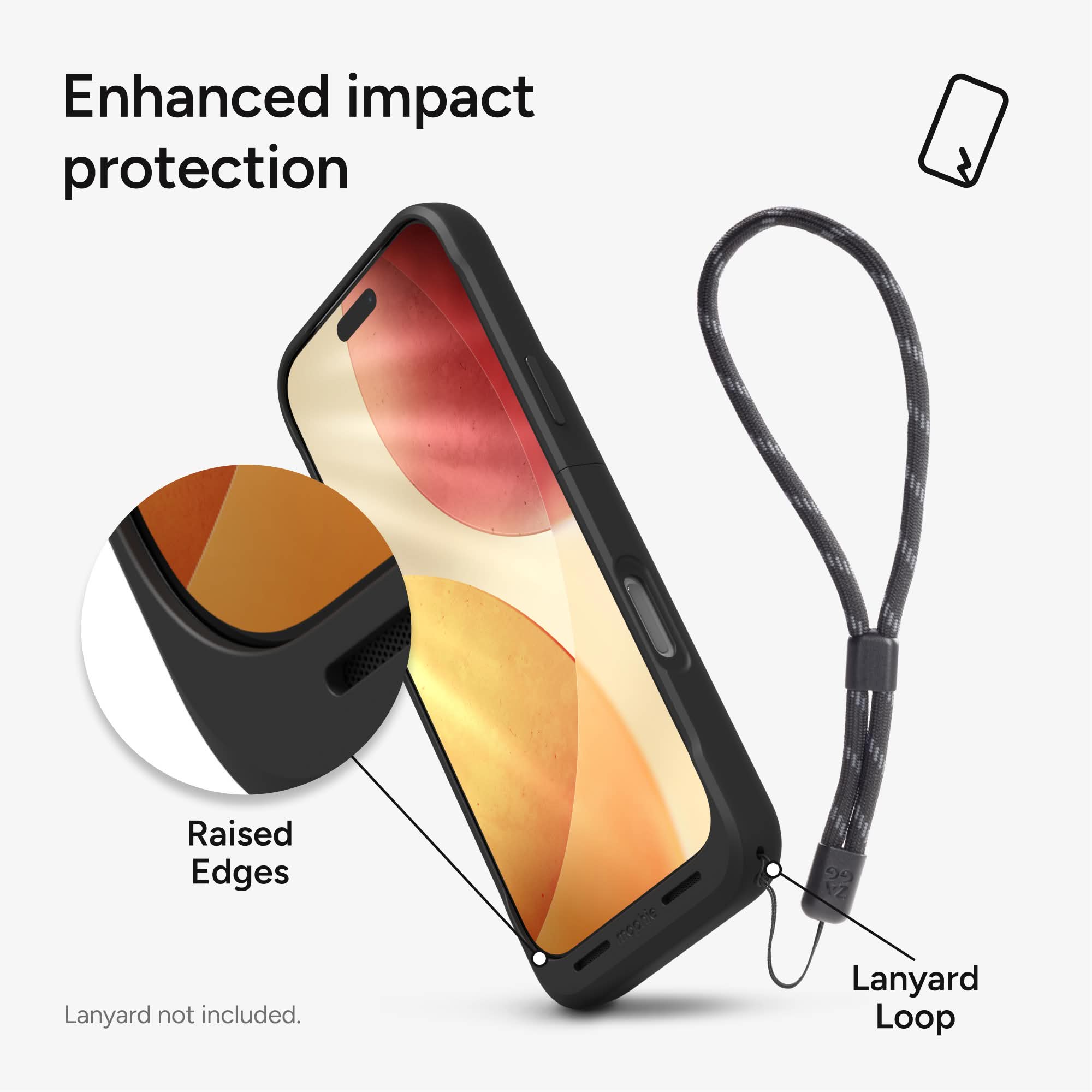 mophie-juice-pack-pour-iphone-17-pro-max-coque-batterie-3-600-mah-avec-port-usb- image 5