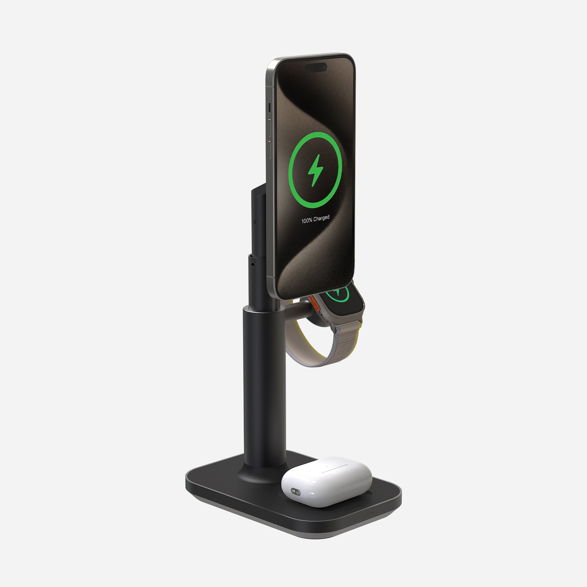 mophie-wireless-desktop-charging-station-office-edition-station-de-charge-3-en-1 image 1