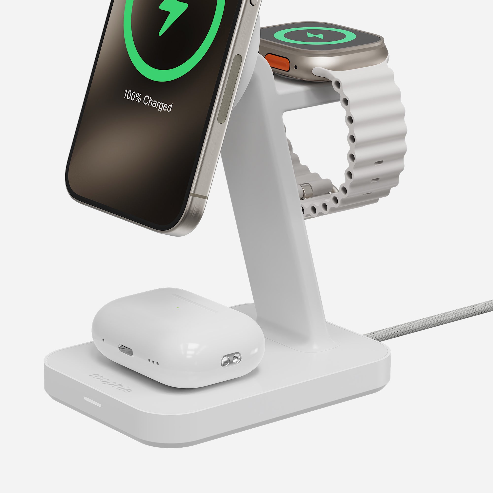 mophie-snap-3-en-1-socle-de-charge-sans-fil-qi2-15w-avec-aimant-magsafe image 3