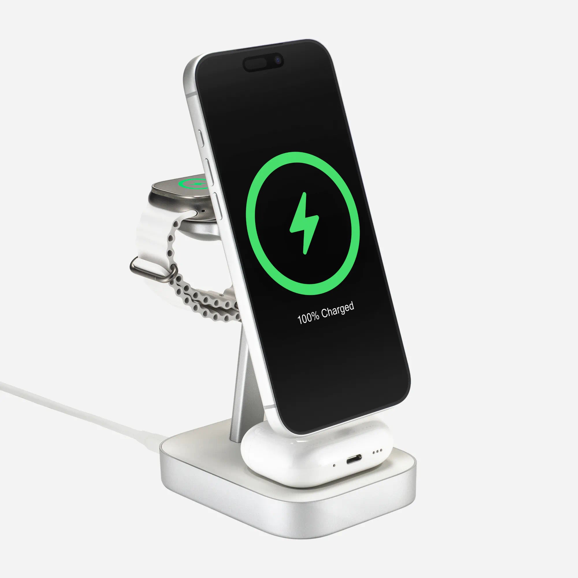 mophie-4-en-1-wireless-charge-stand-avec-stealthcharge-technology-station-de-rec image 1