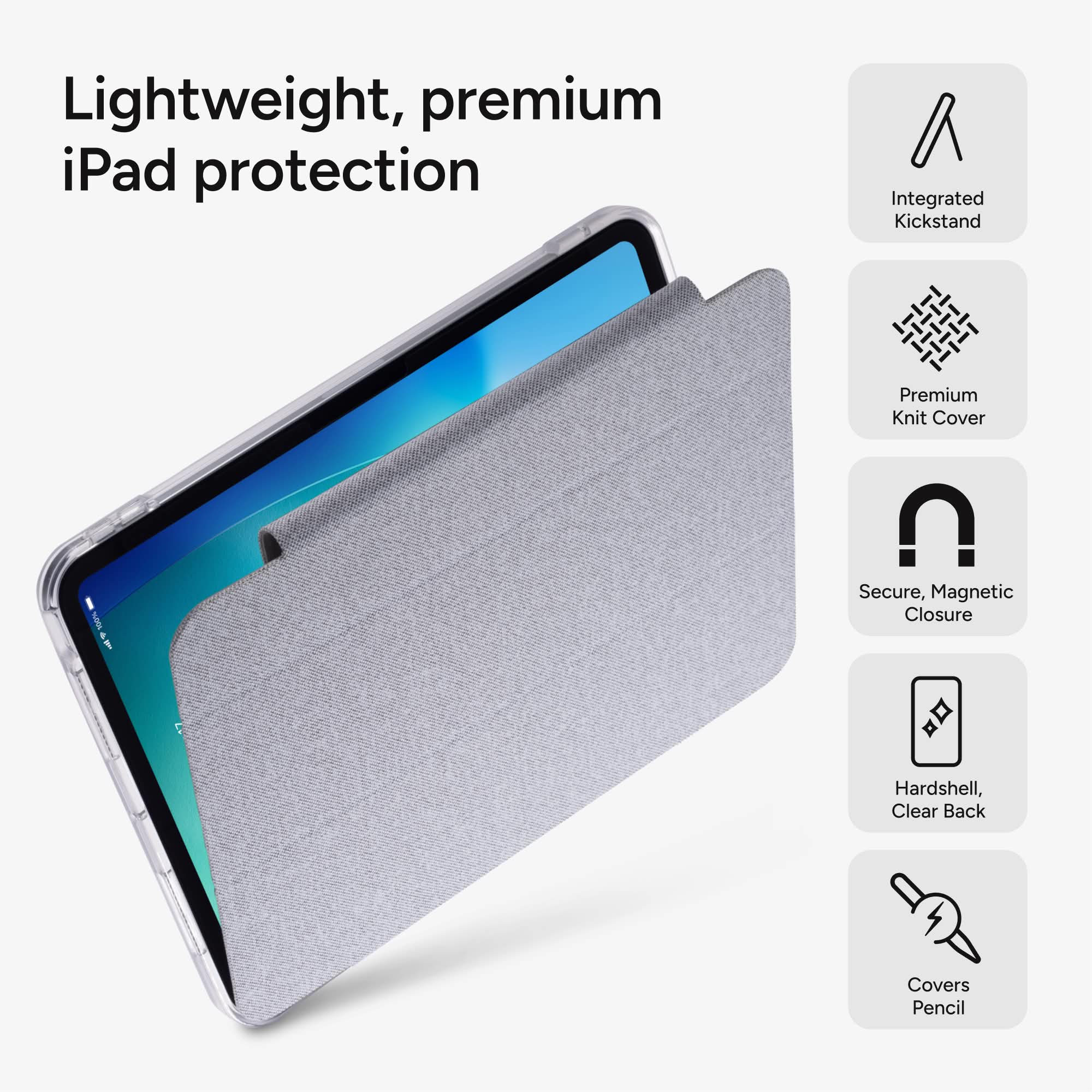 mophie-knit-folio-tui-tablette-pour-ipad-pro-avec-tissu-tricot-fermeture-magn-ti image 3