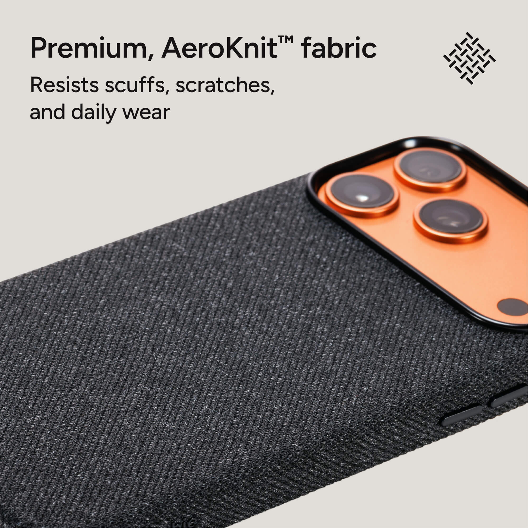 mophie-fabric-knit-case-avec-aeroknit-pour-iphone-coque-tiss-e-magsafe-avec-bout image 3