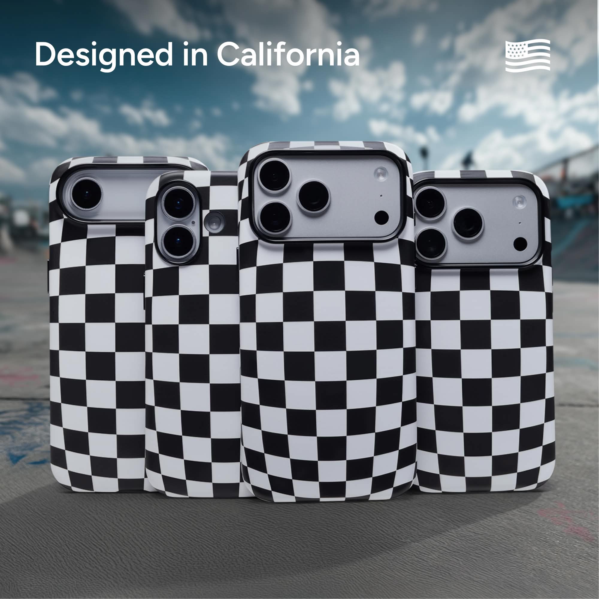mophie-check-iphone-case-coque-magsafe-motif-damier-boutons-de-contr-le-cam-ra-i image 8