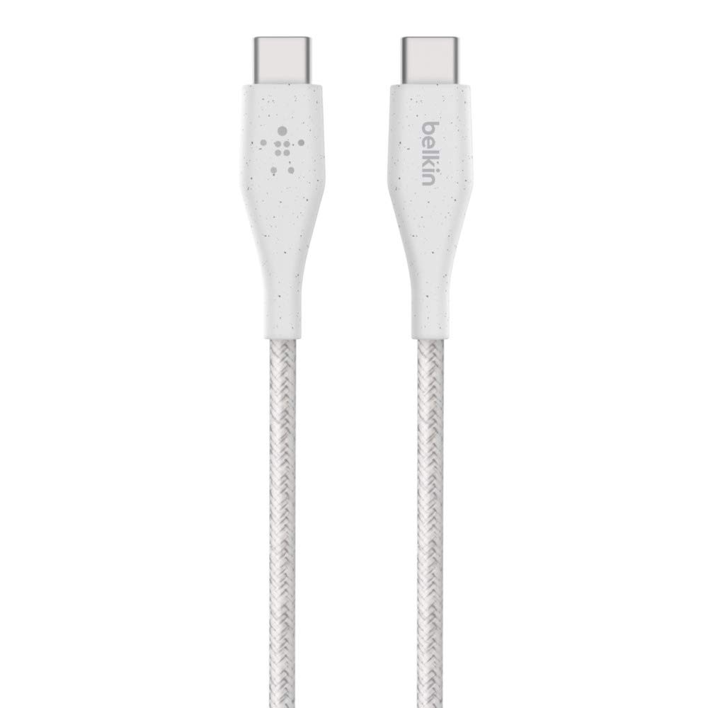 belkin-boostcharge-c-ble-usb-c-vers-usb-c-avec-sangle-de-fermeture-gaine-tress-e image 2