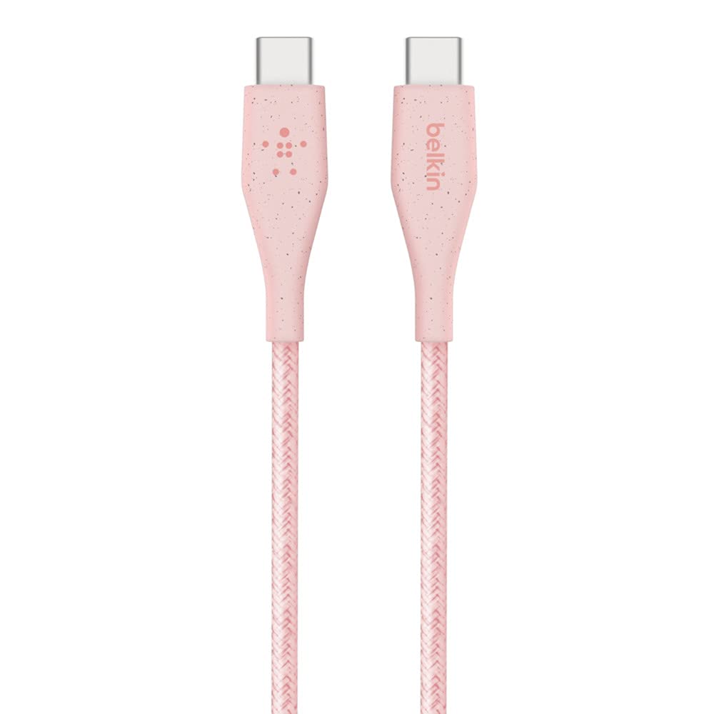 belkin-boostcharge-c-ble-usb-c-vers-usb-c-avec-sangle-de-fermeture-gaine-tress-e-2 image 2