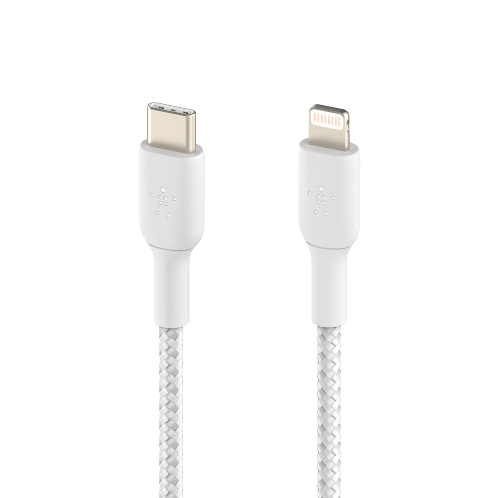 belkin-boostcharge-c-ble-usb-c-vers-lightning-tress-3-m-blanc-certifi-mfi-charge image 2