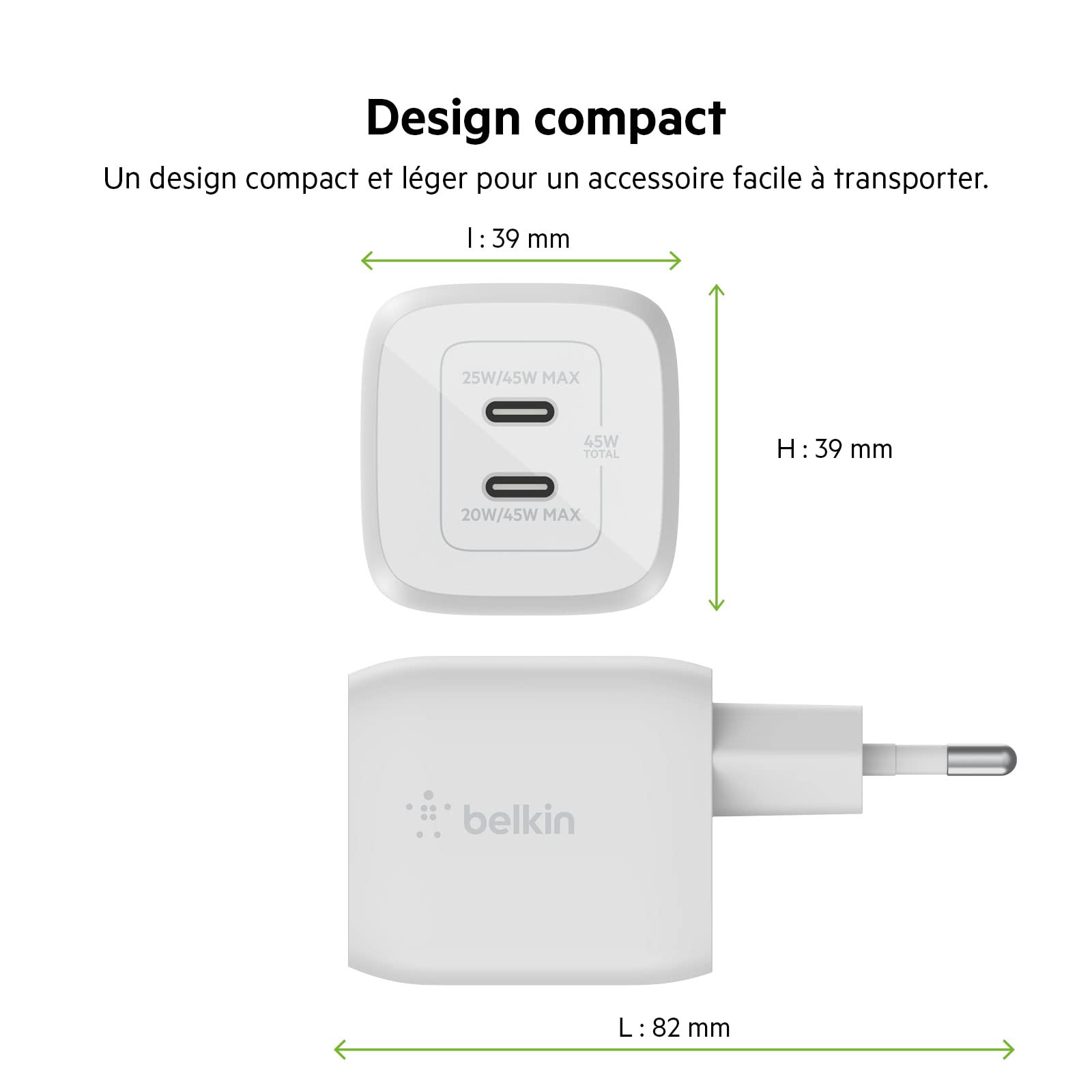 belkin-chargeur-secteur-double-port-usb-c-45-w-gan-power-delivery-3-0-avec-pps-p image 6