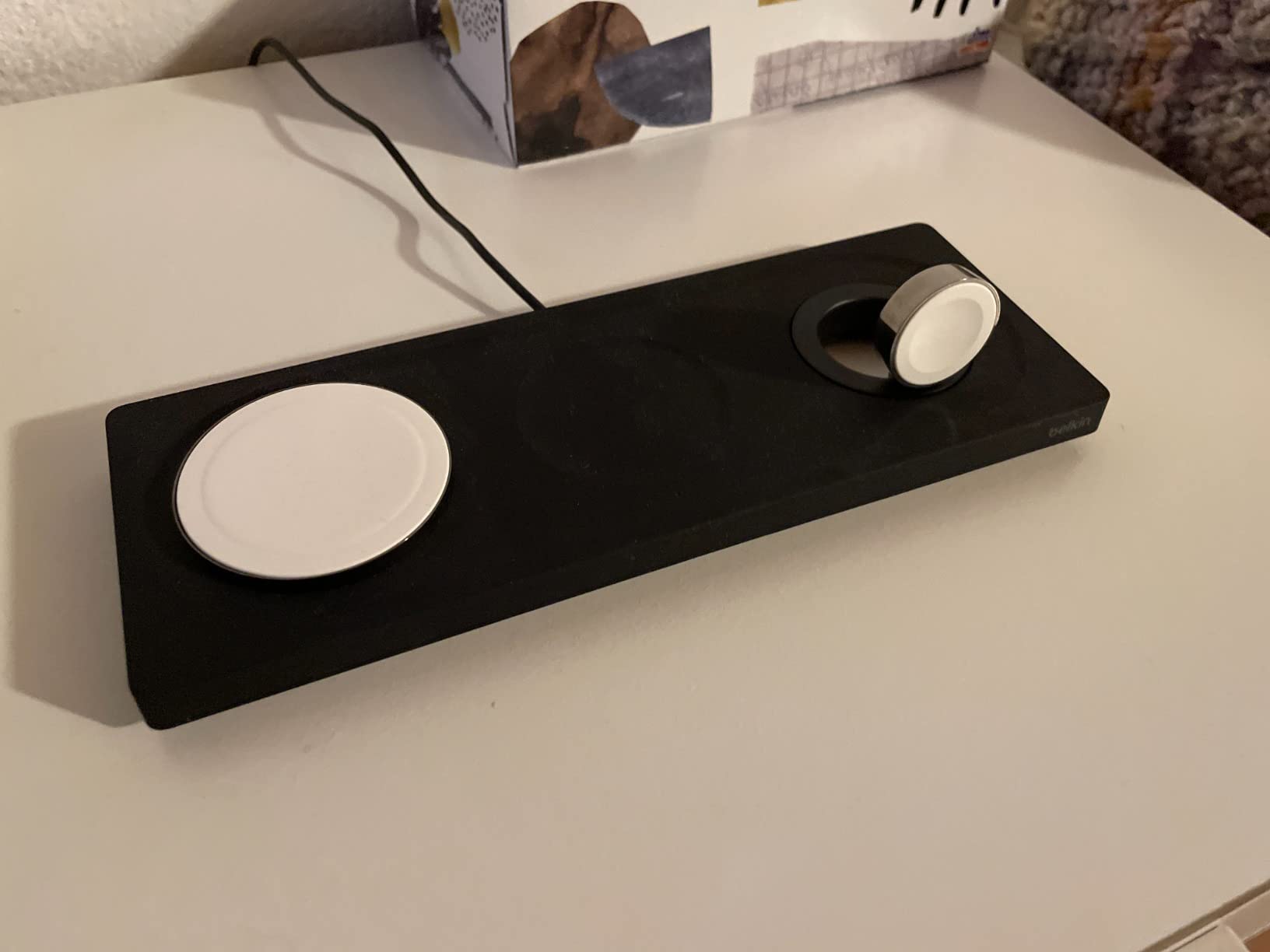 Nuit et jour avec mon ancien chargeur