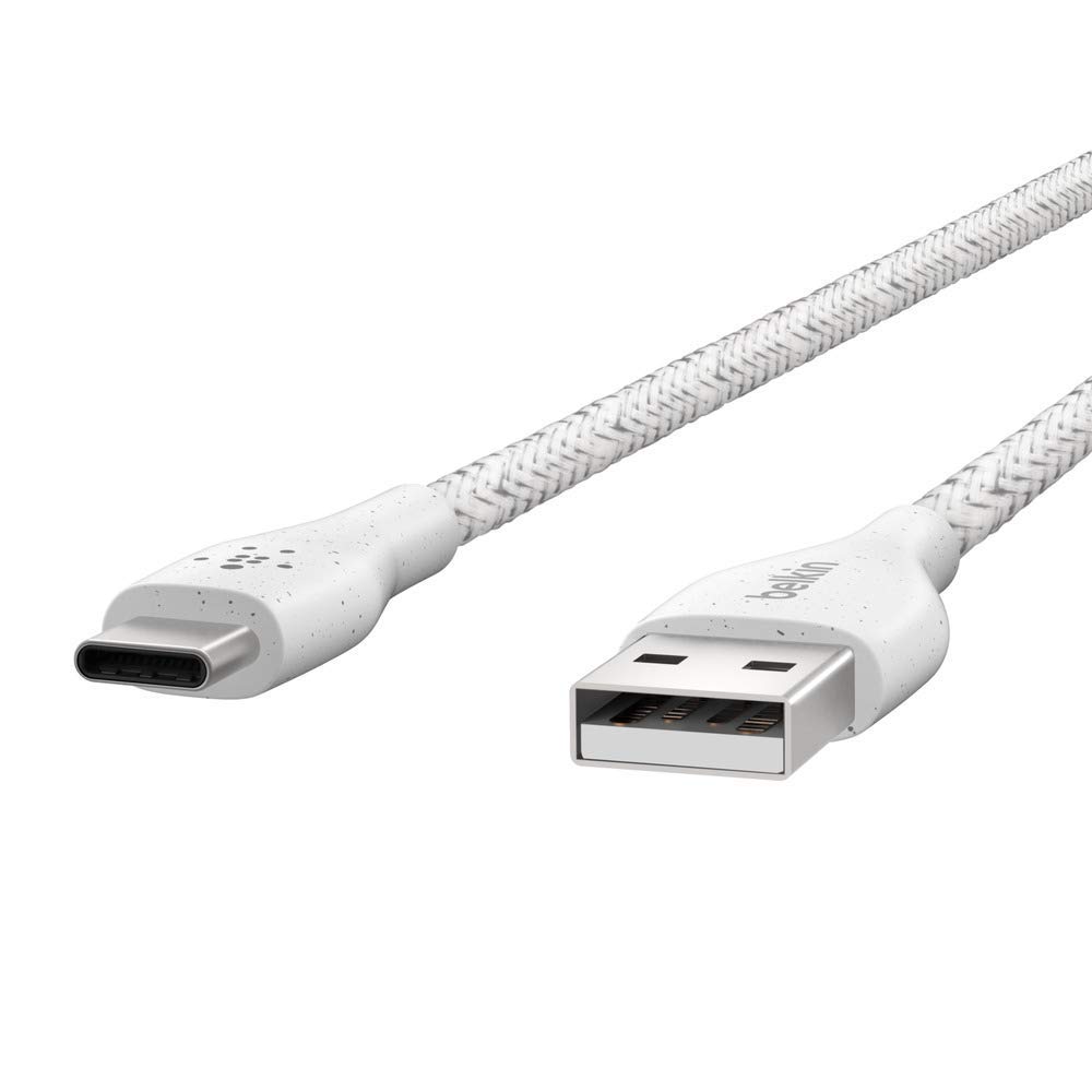 belkin-duratek-plus-c-ble-usb-c-vers-usb-a-1-2-m-avec-sangle-blanc image 2