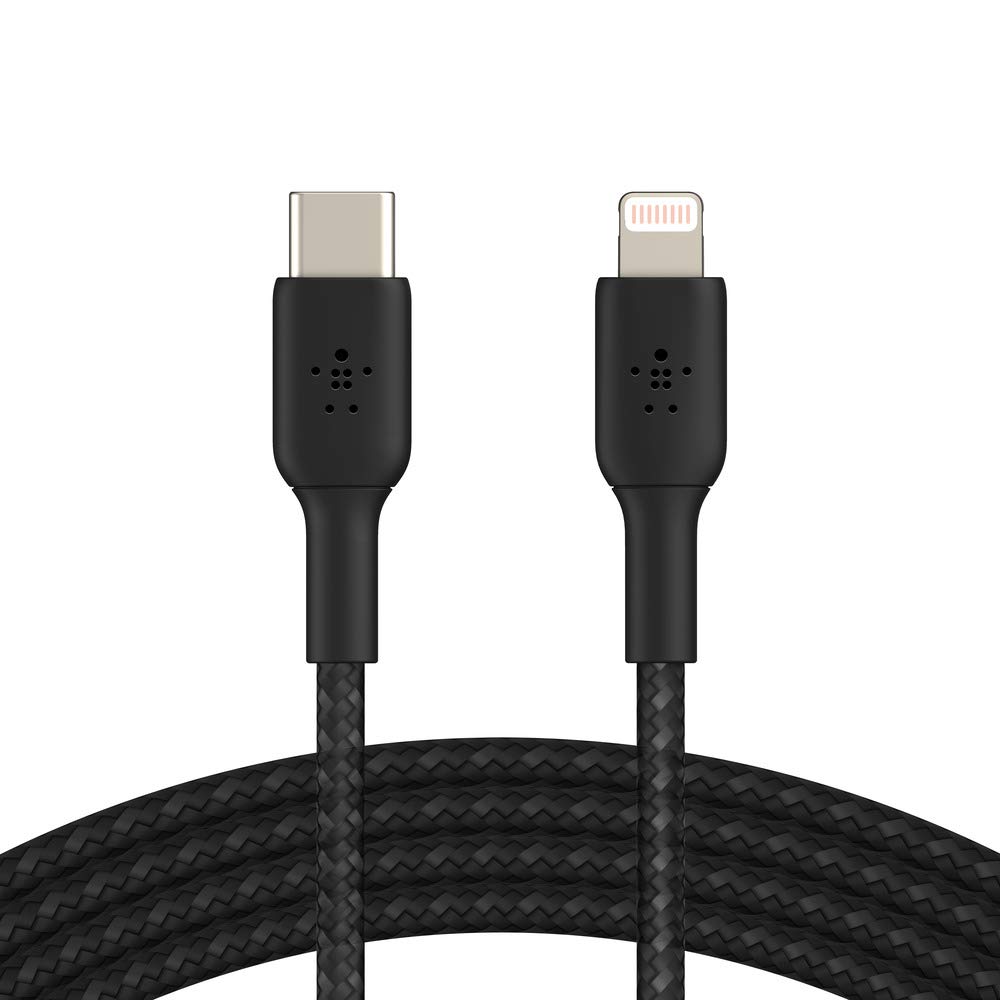 belkin-boostcharge-c-ble-usb-c-vers-lightning-tress-3-m-noir-certifi-mfi-charge- image 3