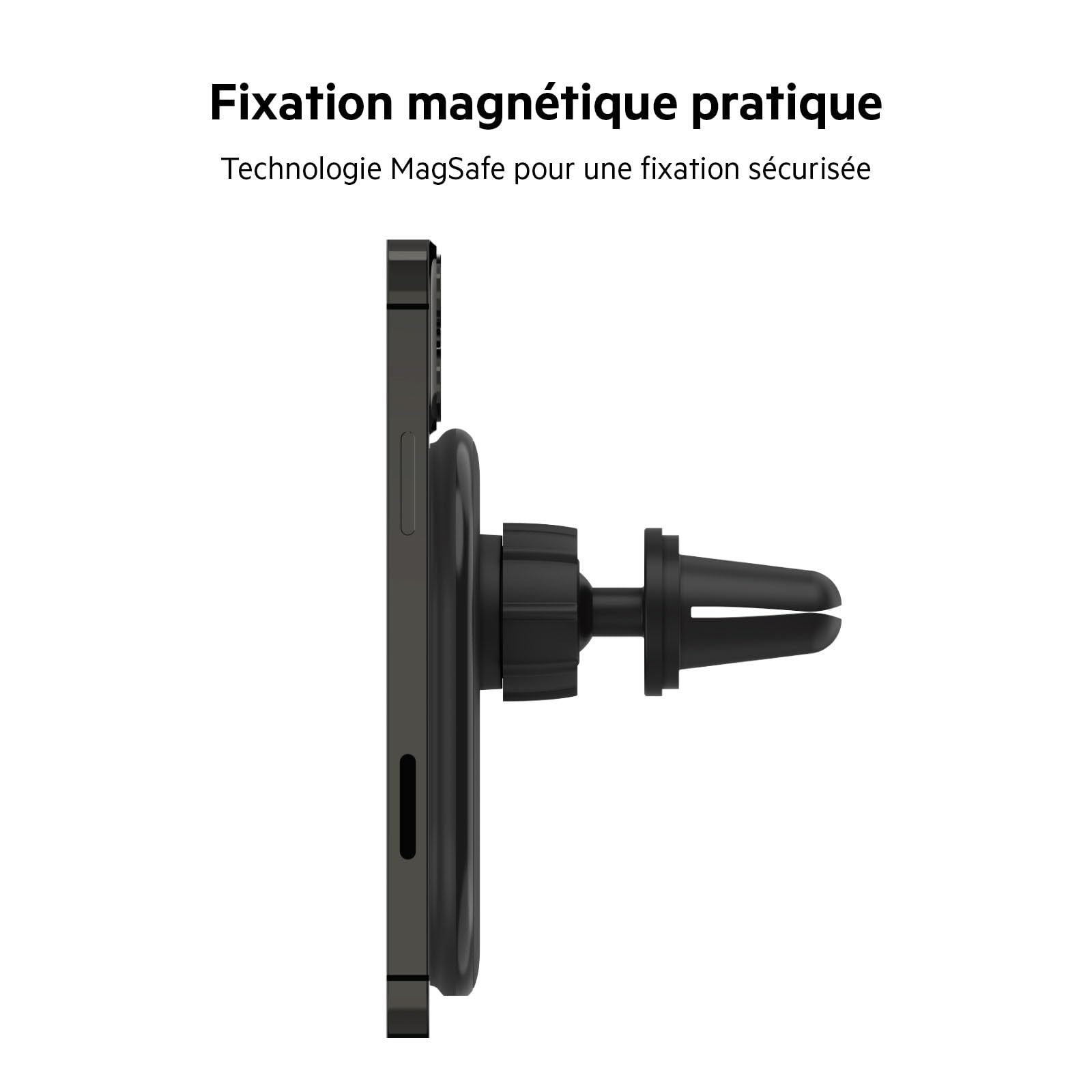 belkin-boostcharge-chargeur-de-voiture-magn-tique-sans-fil-magsafe-10-w-avec-sup image 2