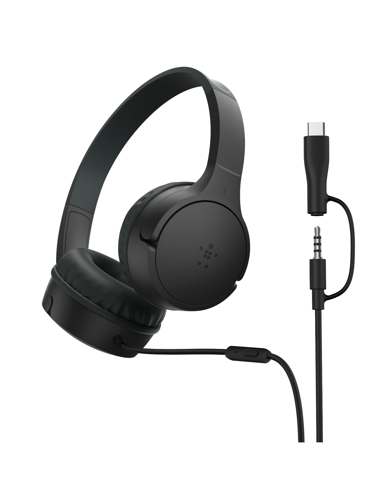 belkin-soundform-mini-casque-audio-enfant-filaire-usb-c-et-3-5-mm-micro-85-db-ma image 1