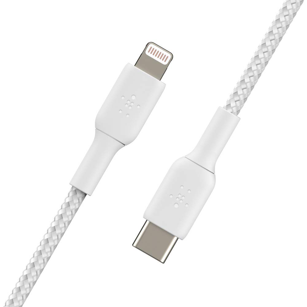 belkin-boostcharge-c-ble-usb-c-vers-lightning-tress-3-m-blanc-certifi-mfi-charge image 4