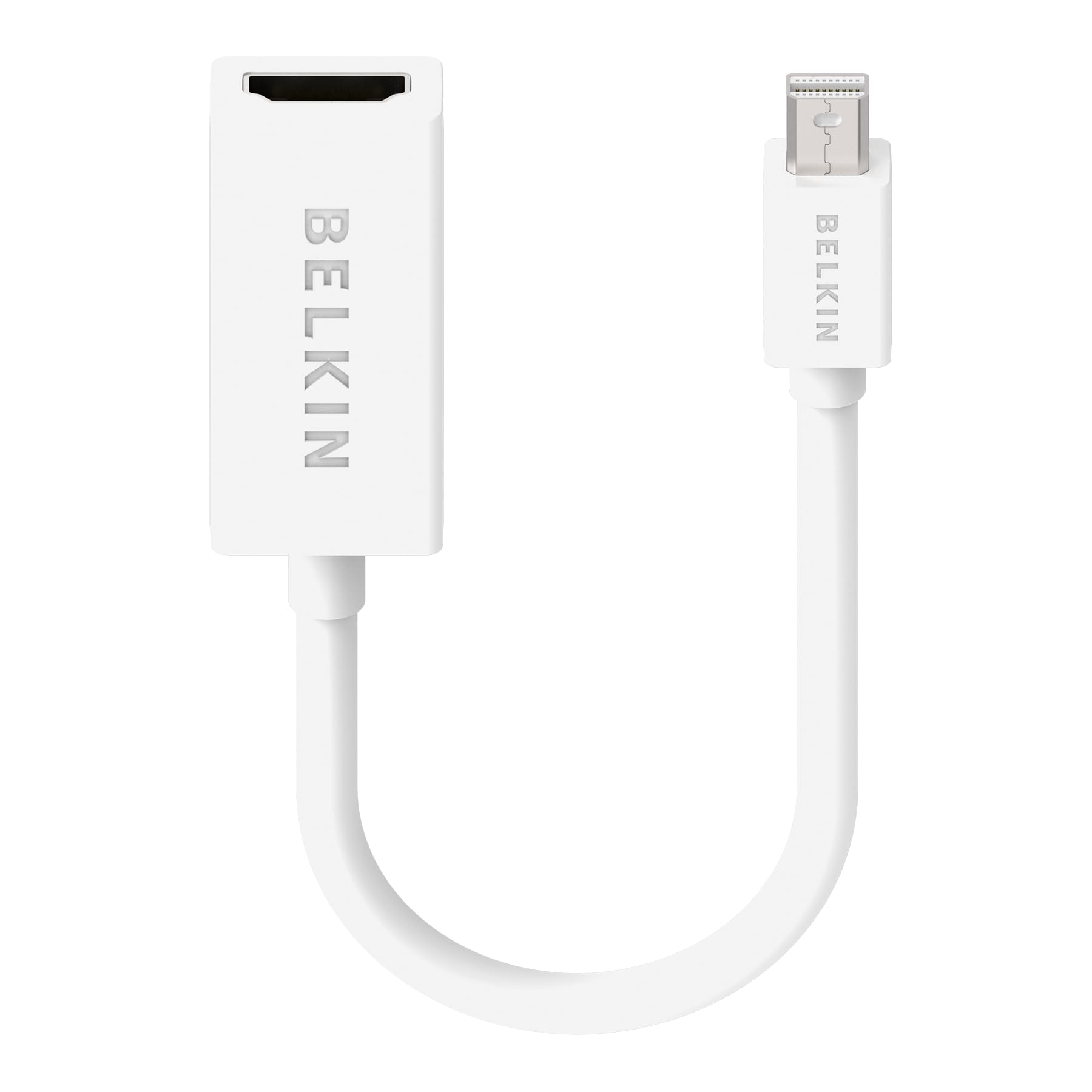 belkin-adaptateur-mini-displayport-vers-hdmi-blanc-garantie-fabricant-vie image 2