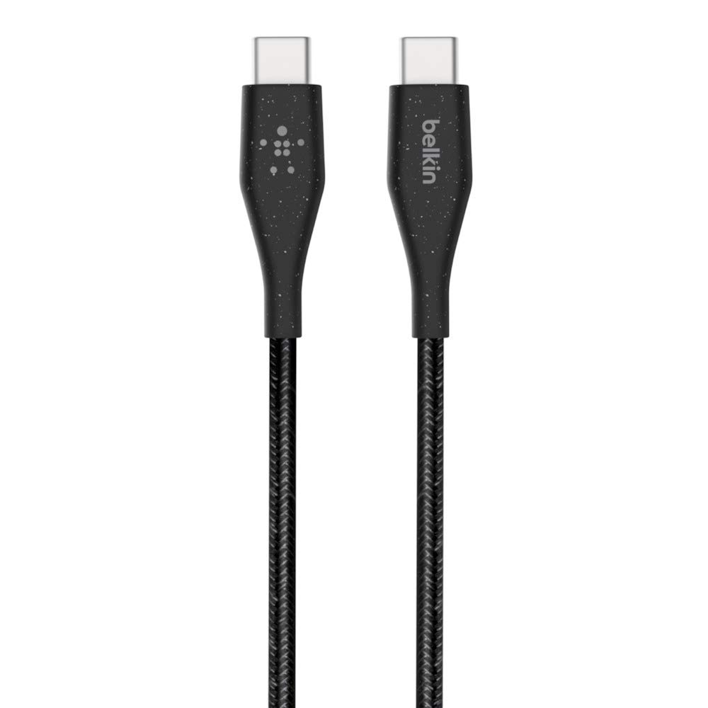 belkin-boost-charge-c-ble-usb-c-vers-usb-c-1-2-m-avec-sangle-noir image 2