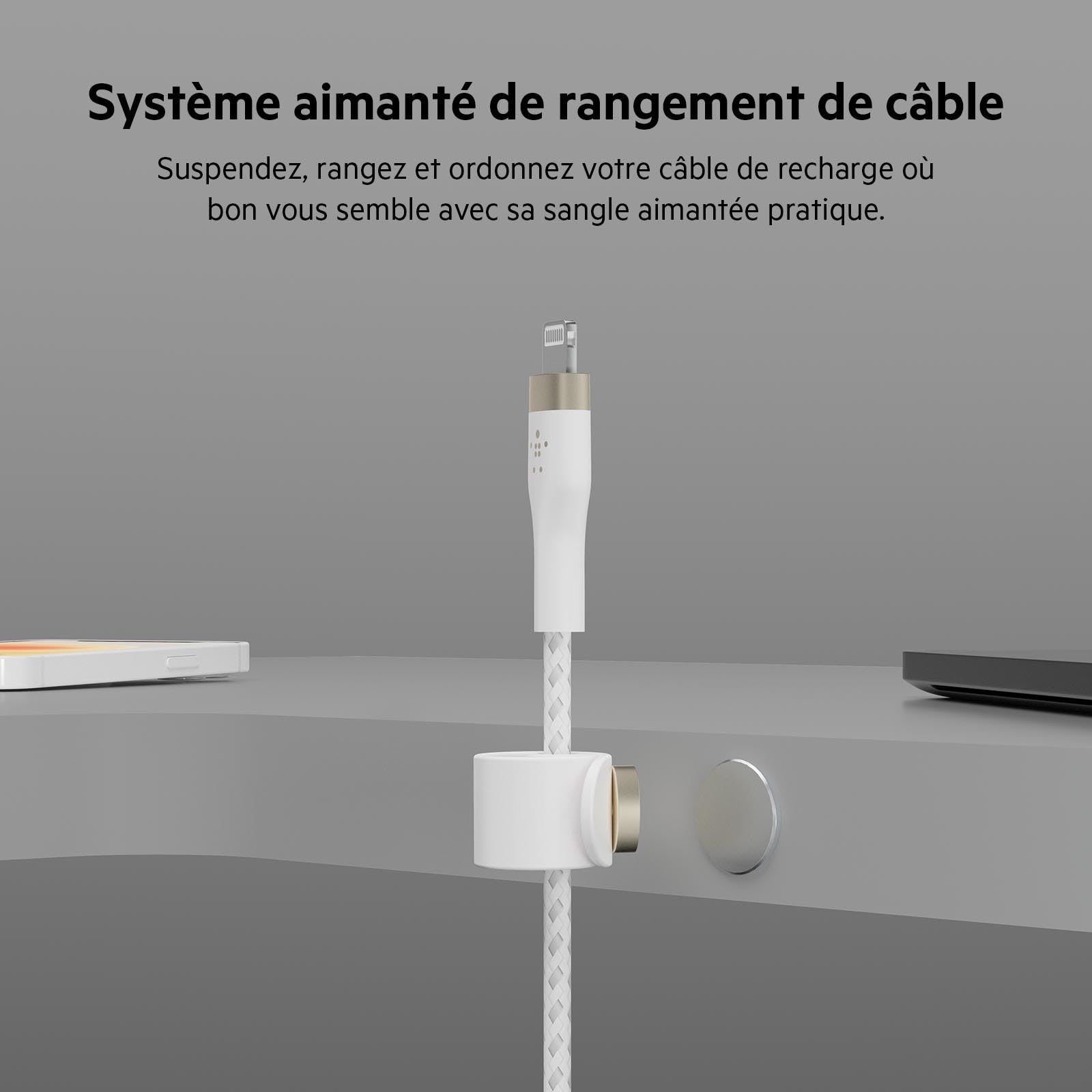 belkin-boostcharge-pro-flex-c-ble-usb-a-vers-lightning-tress-3-m-certifi-mfi-pou image 5