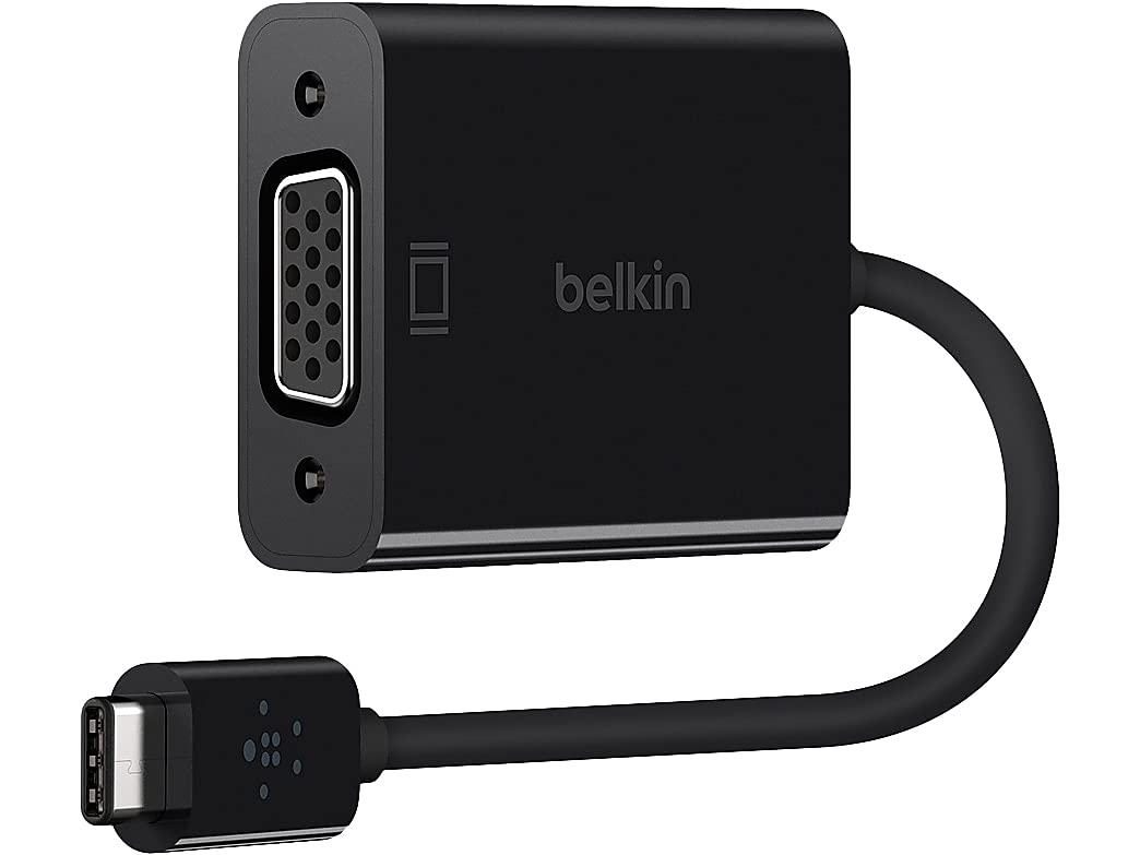 belkin-adaptateur-usb-c-vers-vga-15-cm-plug-and-play-connectique-vid-o-pour-ipad image 1