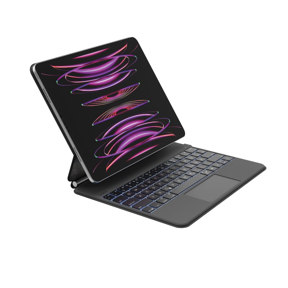 belkin-pro-tui-clavier-r-tro-clair-avec-trackpad-pour-ipad-air-m2-13-et-ipad-pro image 2