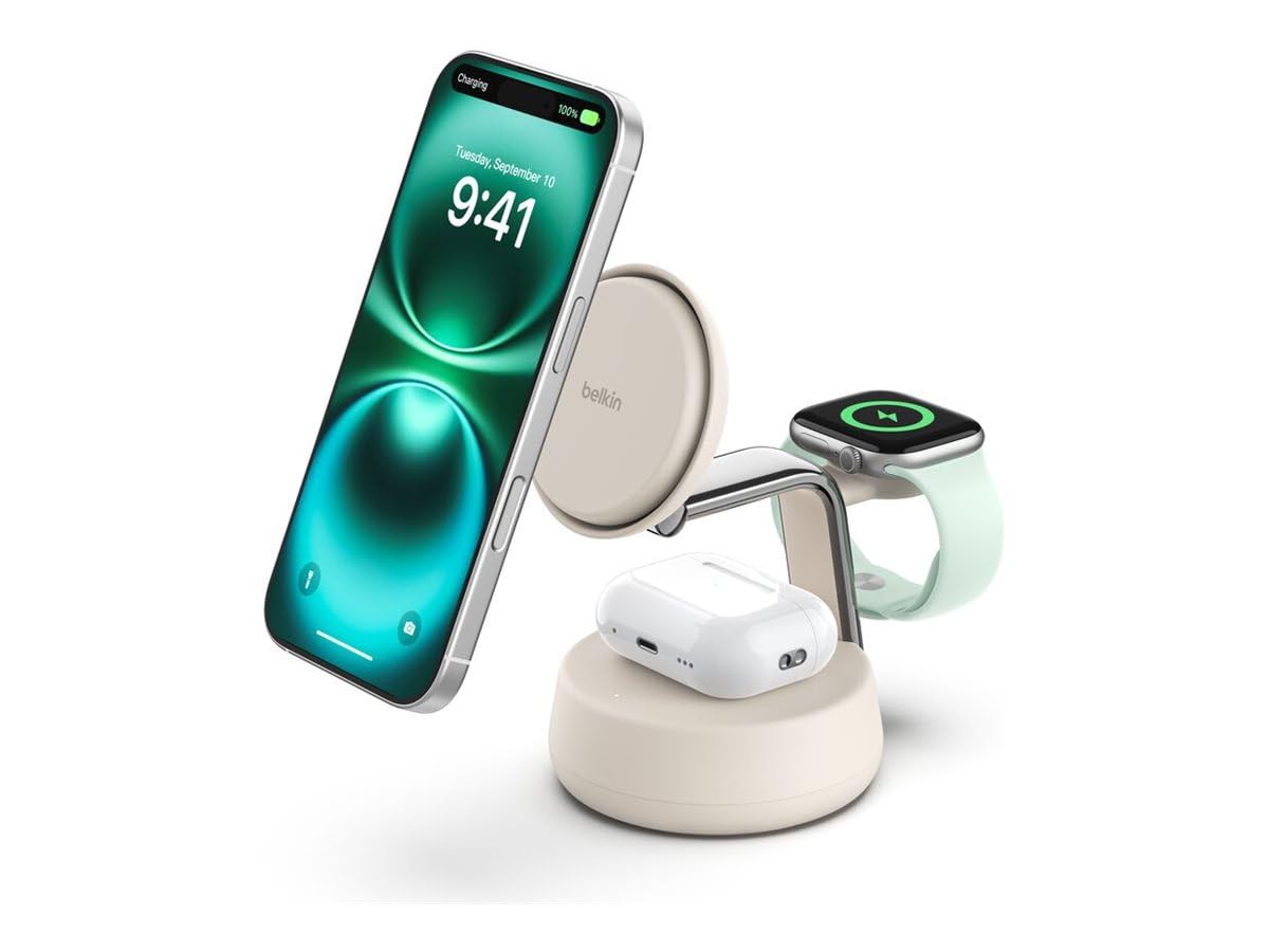 belkin-ultracharge-pro-3-en-1-chargeur-induction-qi2-25-w-compatible-magsafe-ave image 4