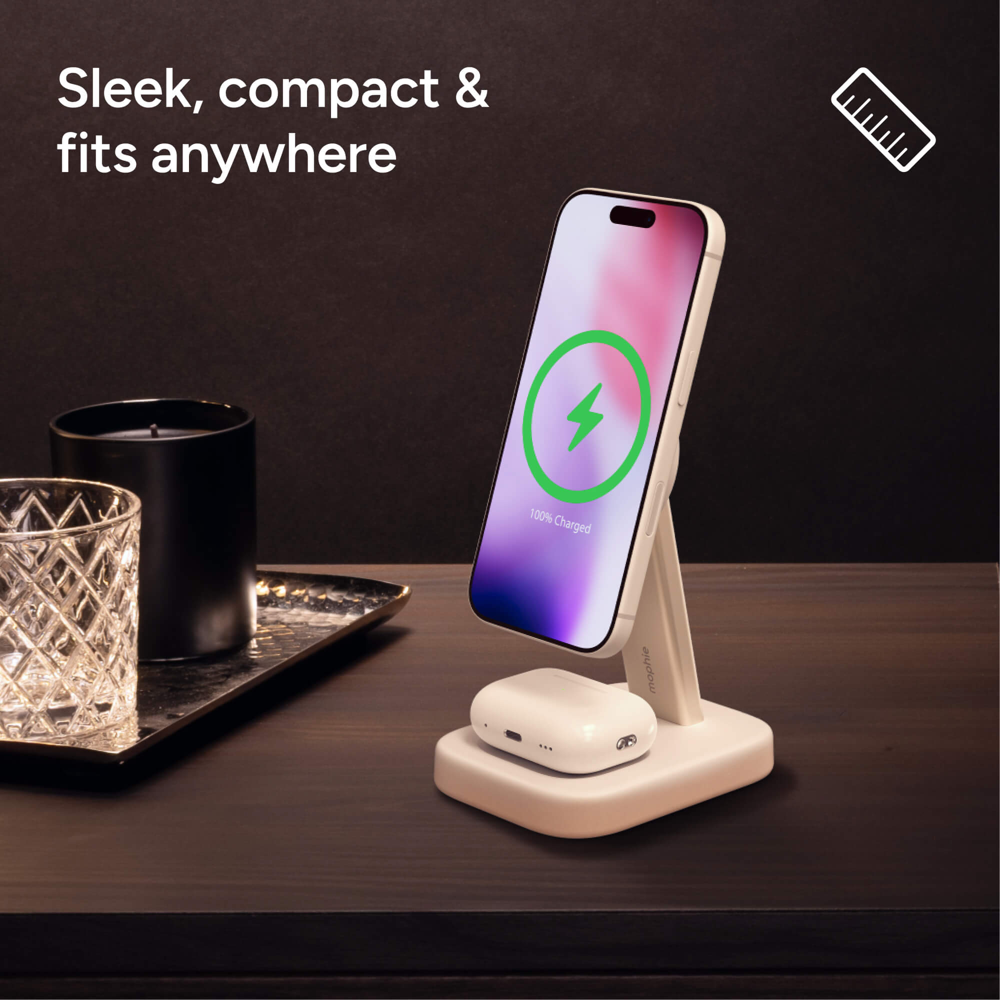 mophie-support-de-charge-sans-fil-2-en-1-pour-iphone-et-airpods-magsafe-qi2-jusq image 7