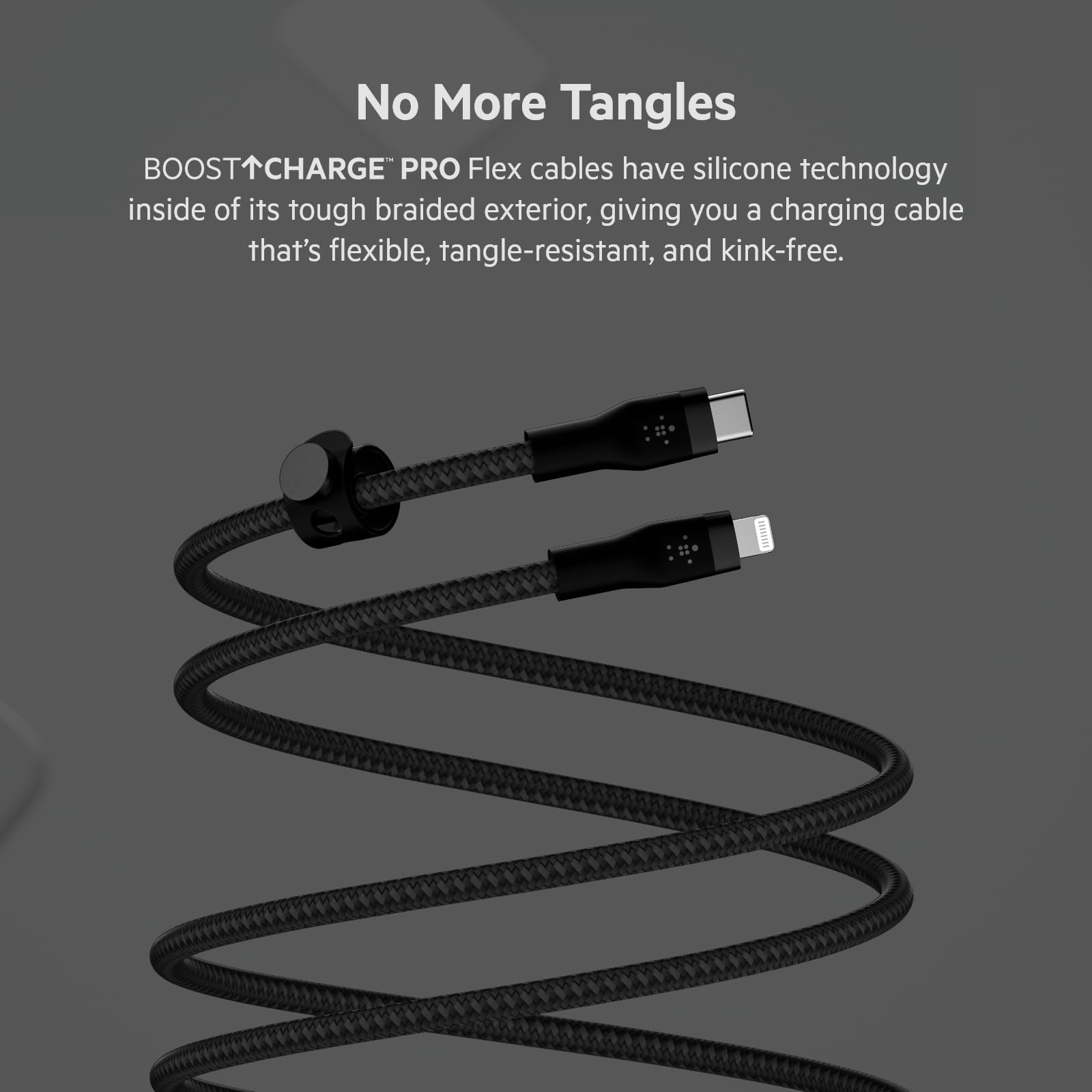 belkin-boostcharge-pro-flex-c-ble-tress-usb-c-vers-lightning-mfi-20-w-power-deli image 2