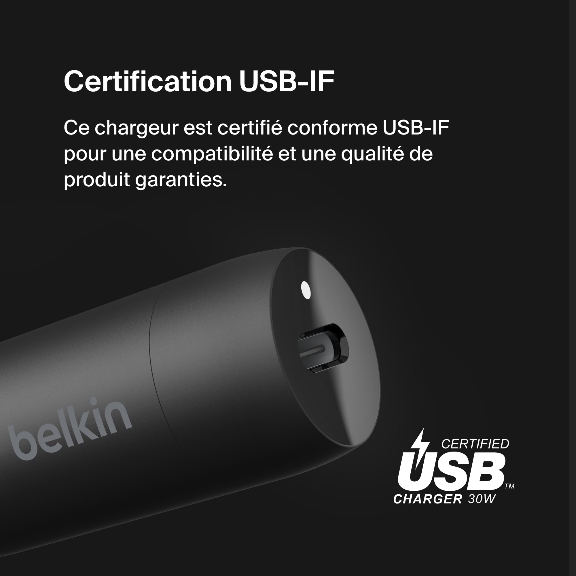 belkin-boostcharge-chargeur-de-voiture-30w-allume-cigare-port-usb-c-power-delive image 3