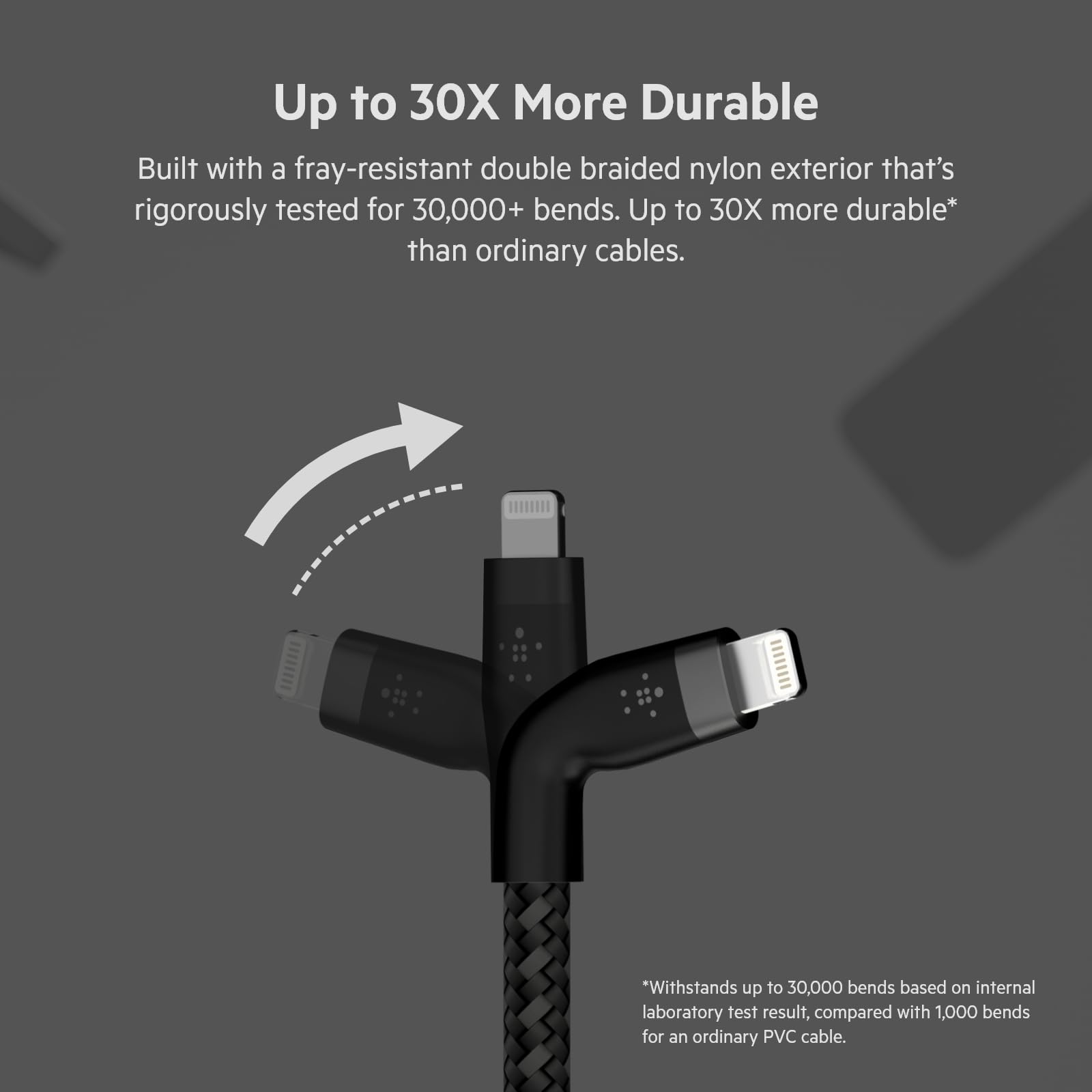 belkin-boostcharge-pro-flex-c-ble-tress-usb-c-vers-lightning-mfi-20-w-power-deli image 5