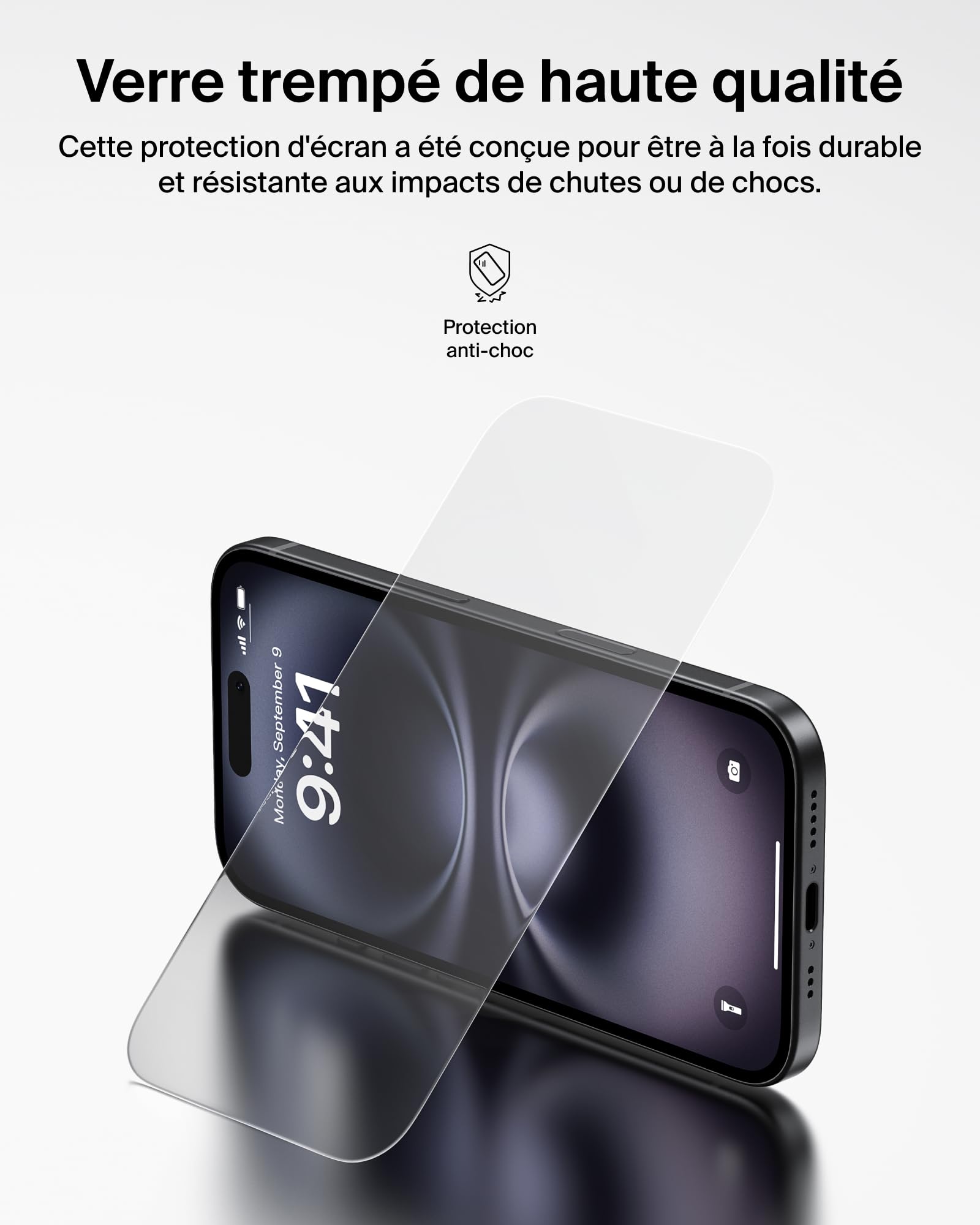 belkin-screenforce-temperedglass-protection-d-cran-verre-tremp-9h-pour-iphone-17 image 2