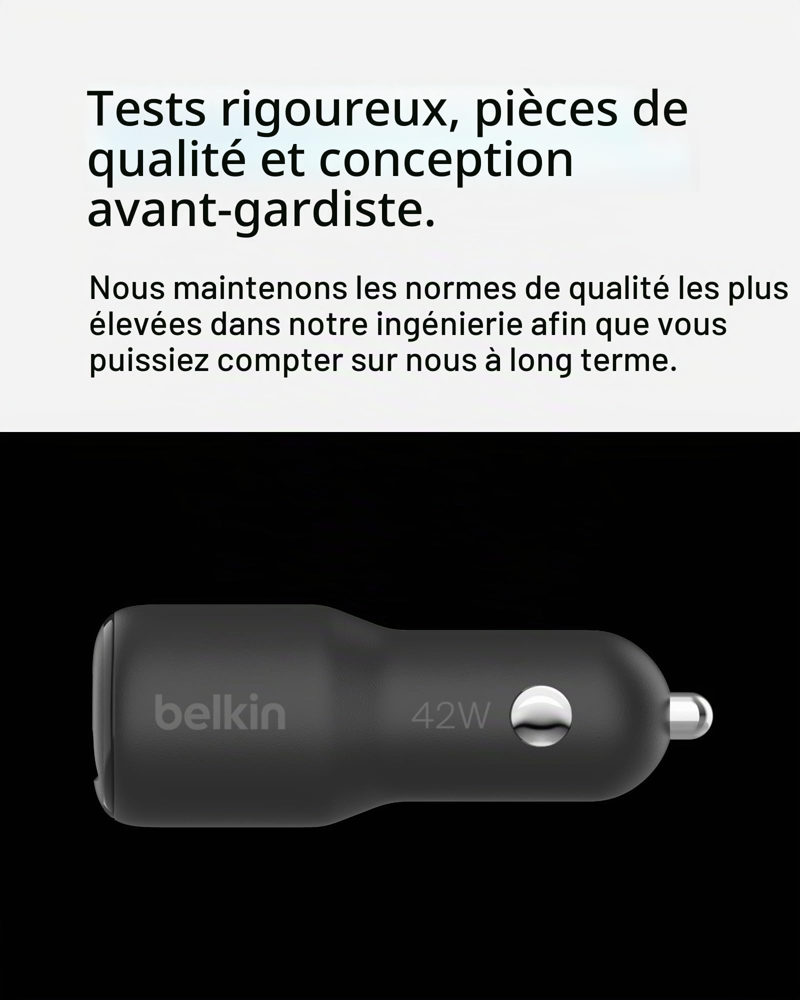 belkin-boostcharge-chargeur-voiture-42-w-double-port-usb-c-30-w-et-usb-a-12-w-pd image 6