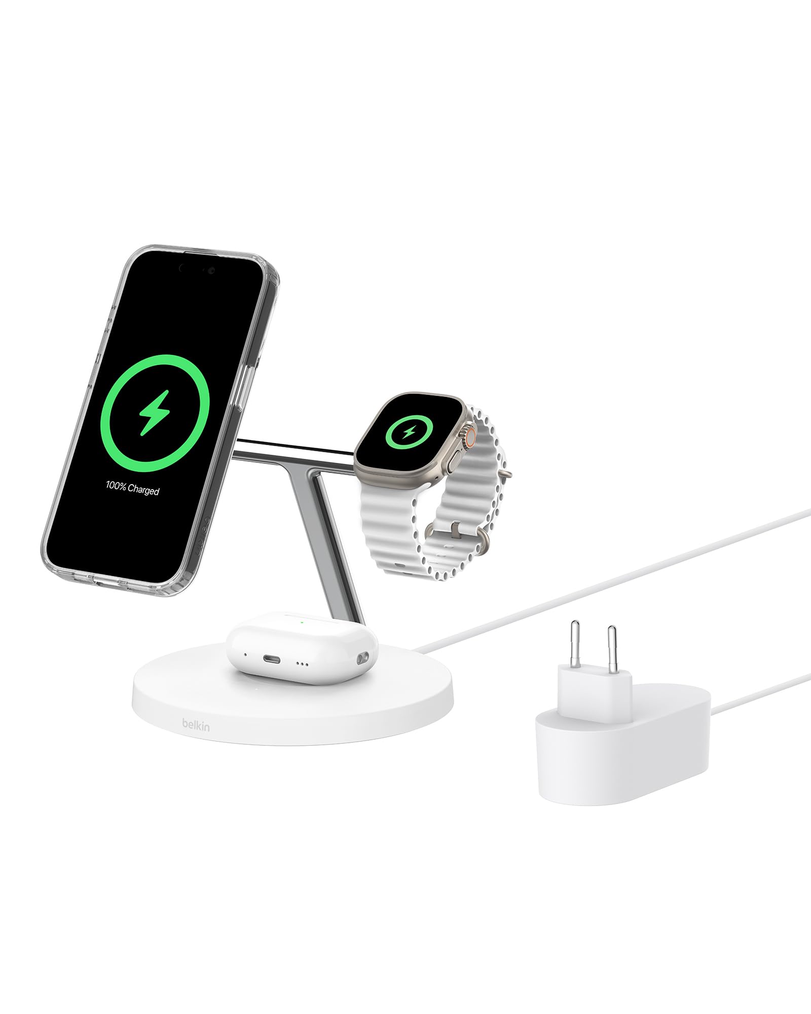 belkin-boostcharge-station-de-recharge-3-en-1-qi2-15w-compatible-magsafe-pour-ip image 1