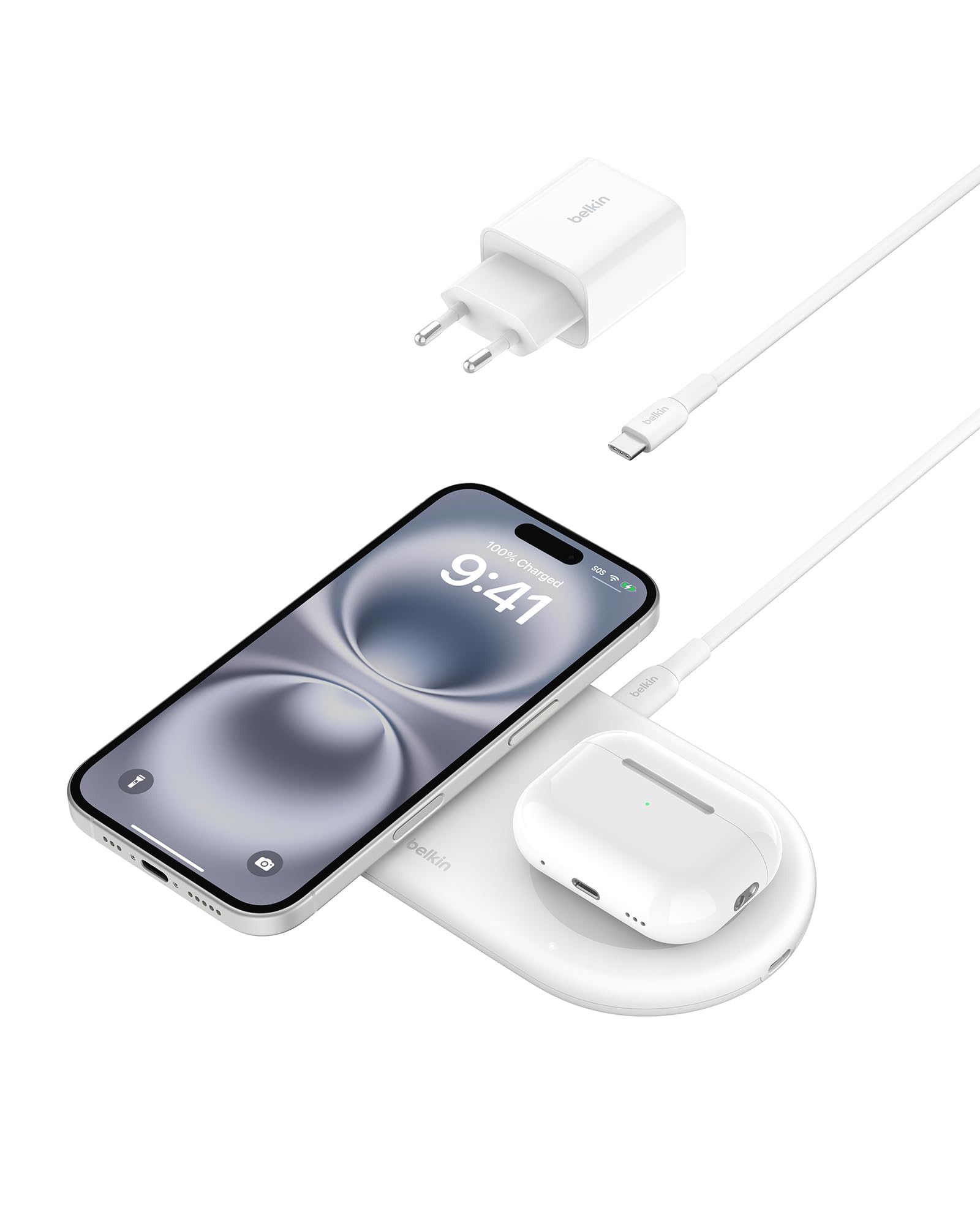 belkin-boostcharge-pro-station-de-recharge-2-en-1-qi2-15-w-compatible-magsafe-po image 8