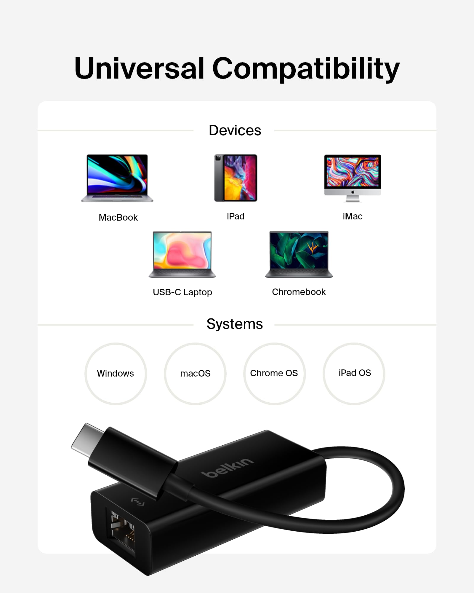belkin-adaptateur-usb-c-vers-ethernet-gigabit-femelle-1-000-mbit-s-compatible-ip image 6