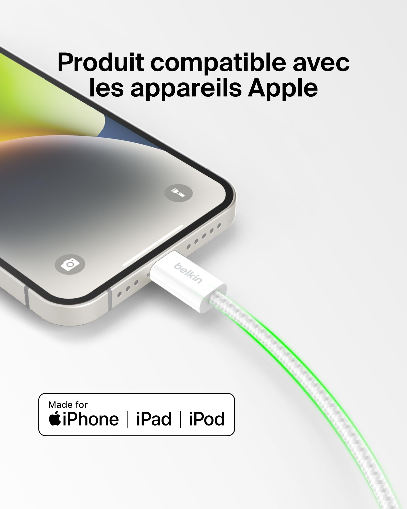 belkin-boostcharge-pack-de-2-c-bles-usb-c-vers-lightning-1-5-m-tress-s-recharge- image 4
