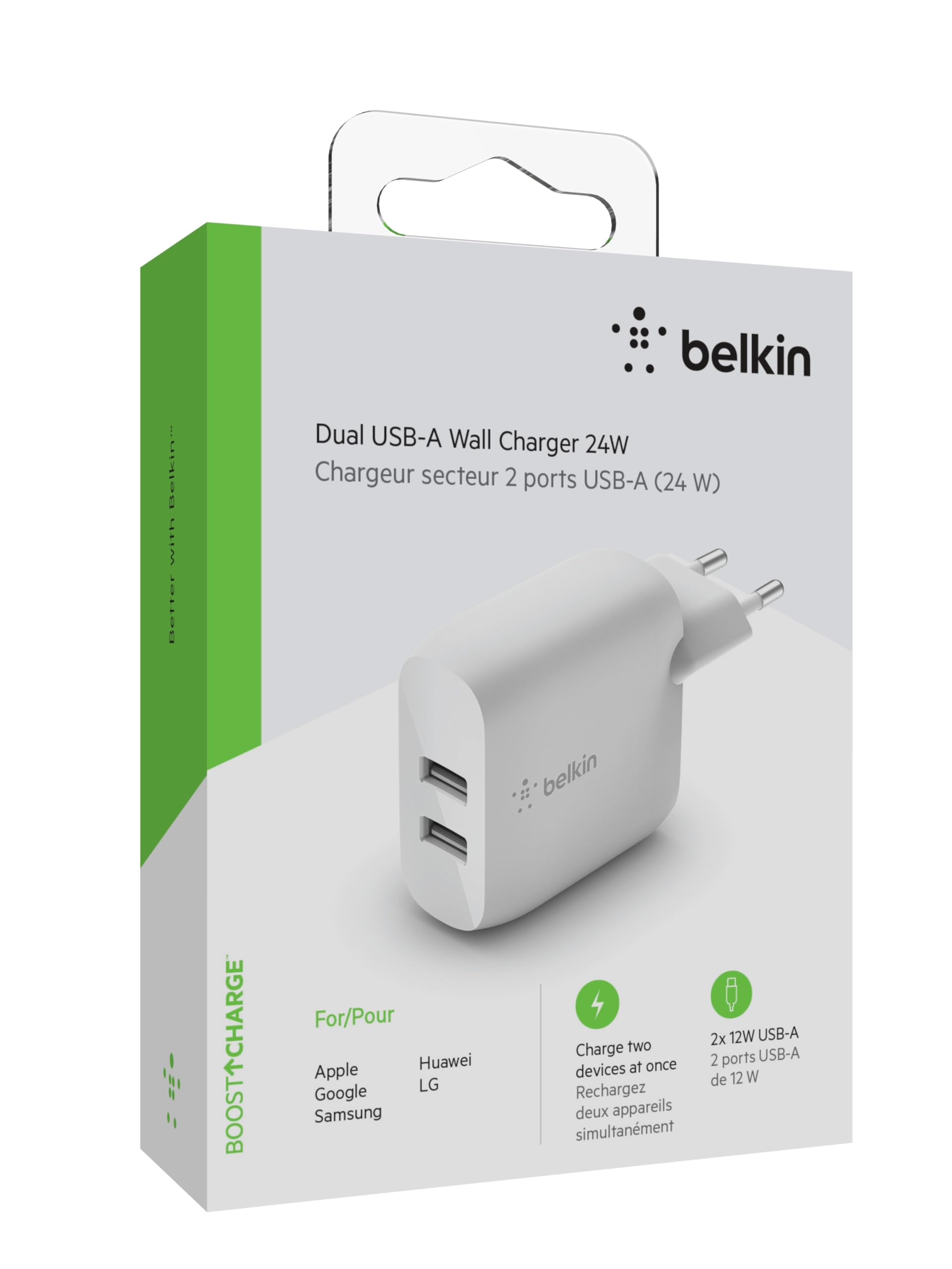 belkin-boostcharge-chargeur-secteur-double-port-usb-a-24-w-12-w-par-port-4-8-a-p image 2