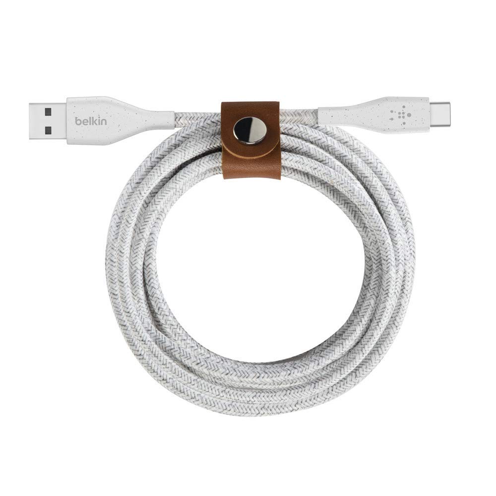 belkin-duratek-plus-c-ble-usb-c-vers-usb-a-1-2-m-avec-sangle-blanc image 4