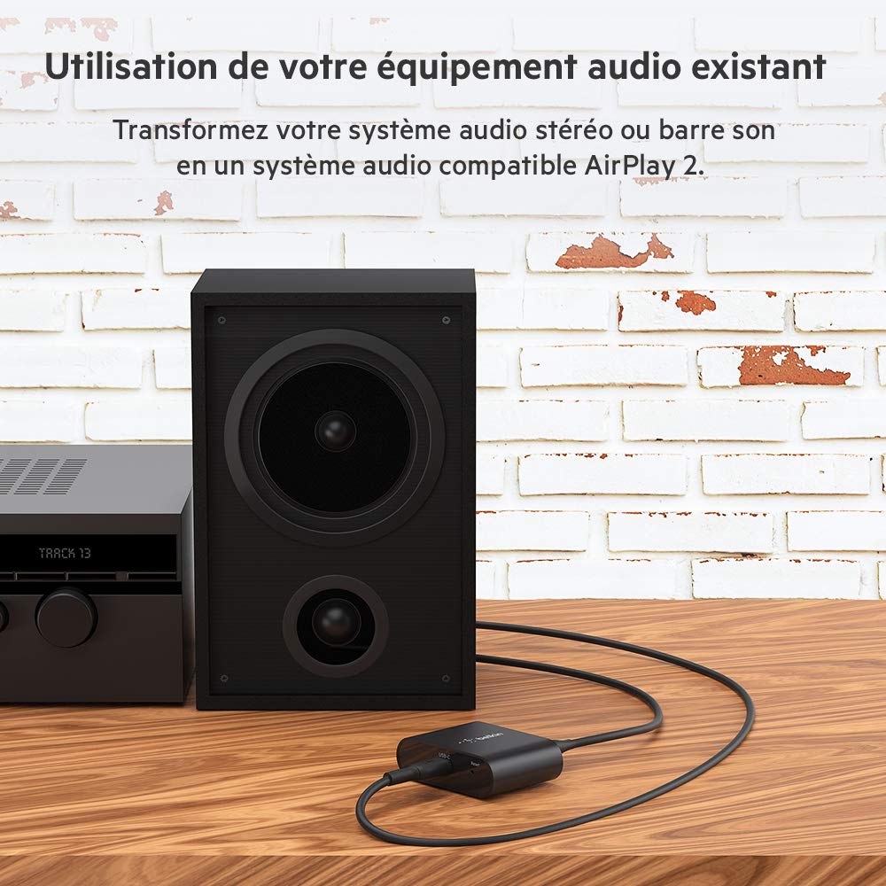 belkin-soundform-connect-airplay-2-adaptateur-audio-streaming-sans-fil-auz002vfb image 2