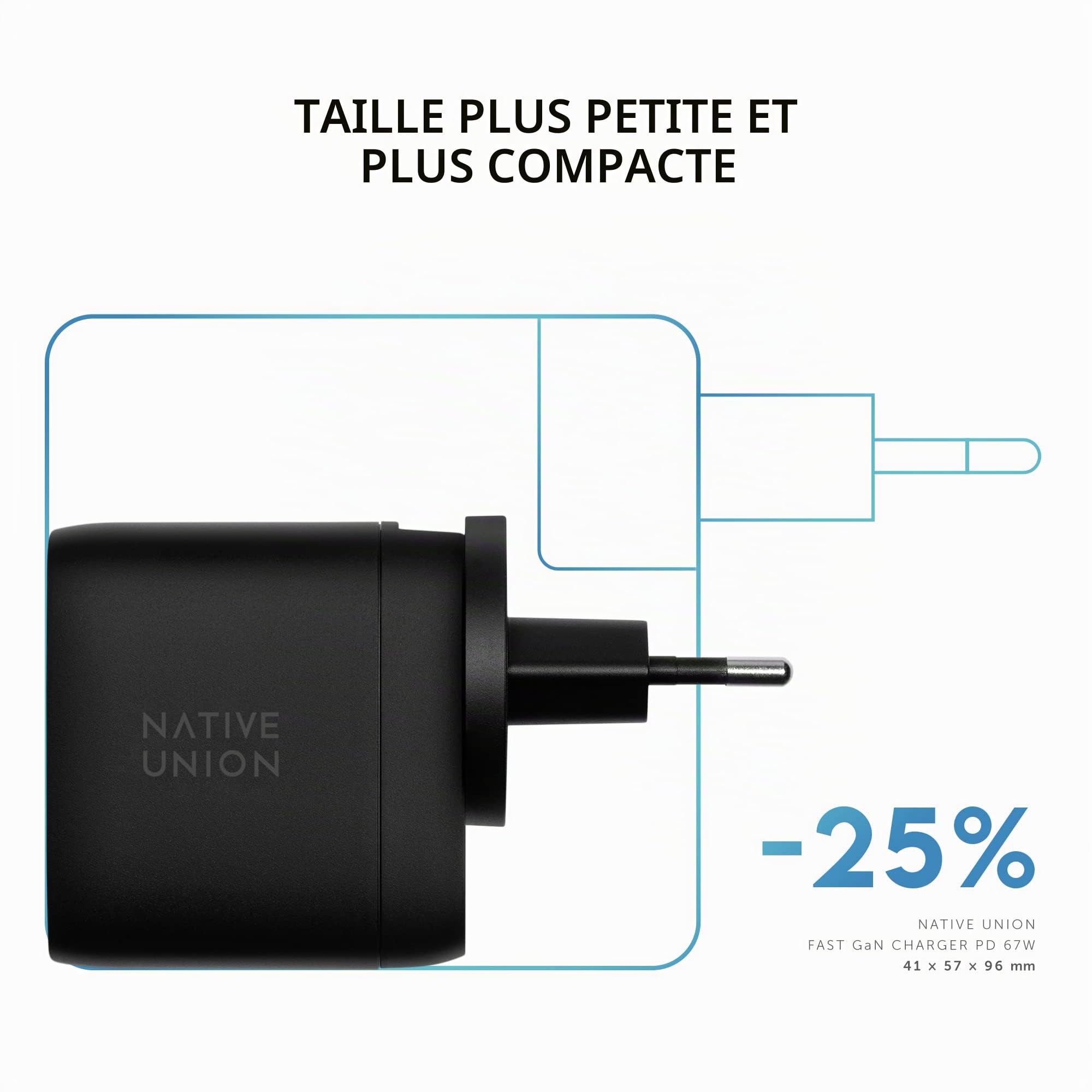 native-union-chargeur-gan-rapide-pd-67w-adaptateur-mural-ultra-compact-usb-c-pow image 2