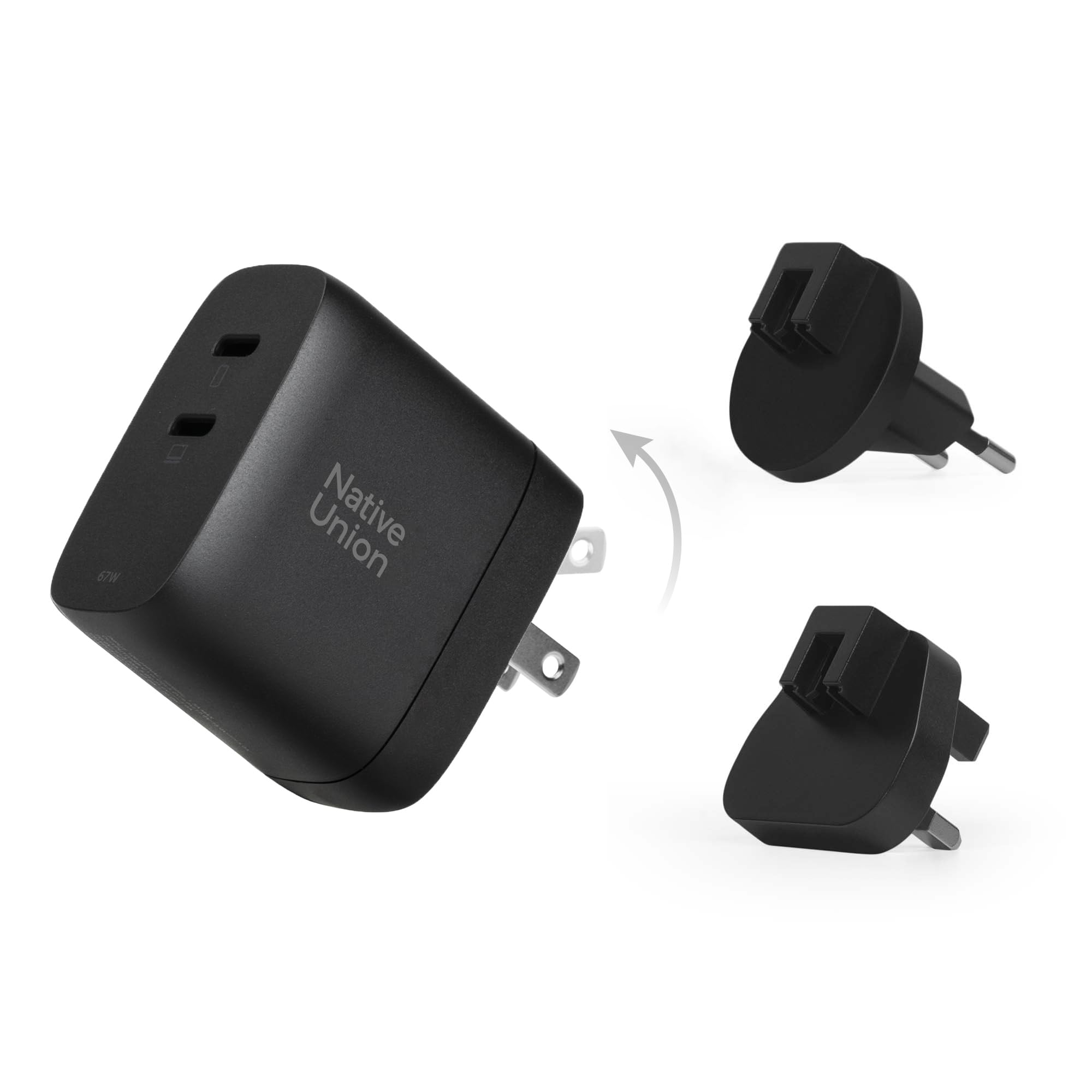 native-union-chargeur-gan-rapide-pd-67w-adaptateur-mural-ultra-compact-usb-c-pow image 1