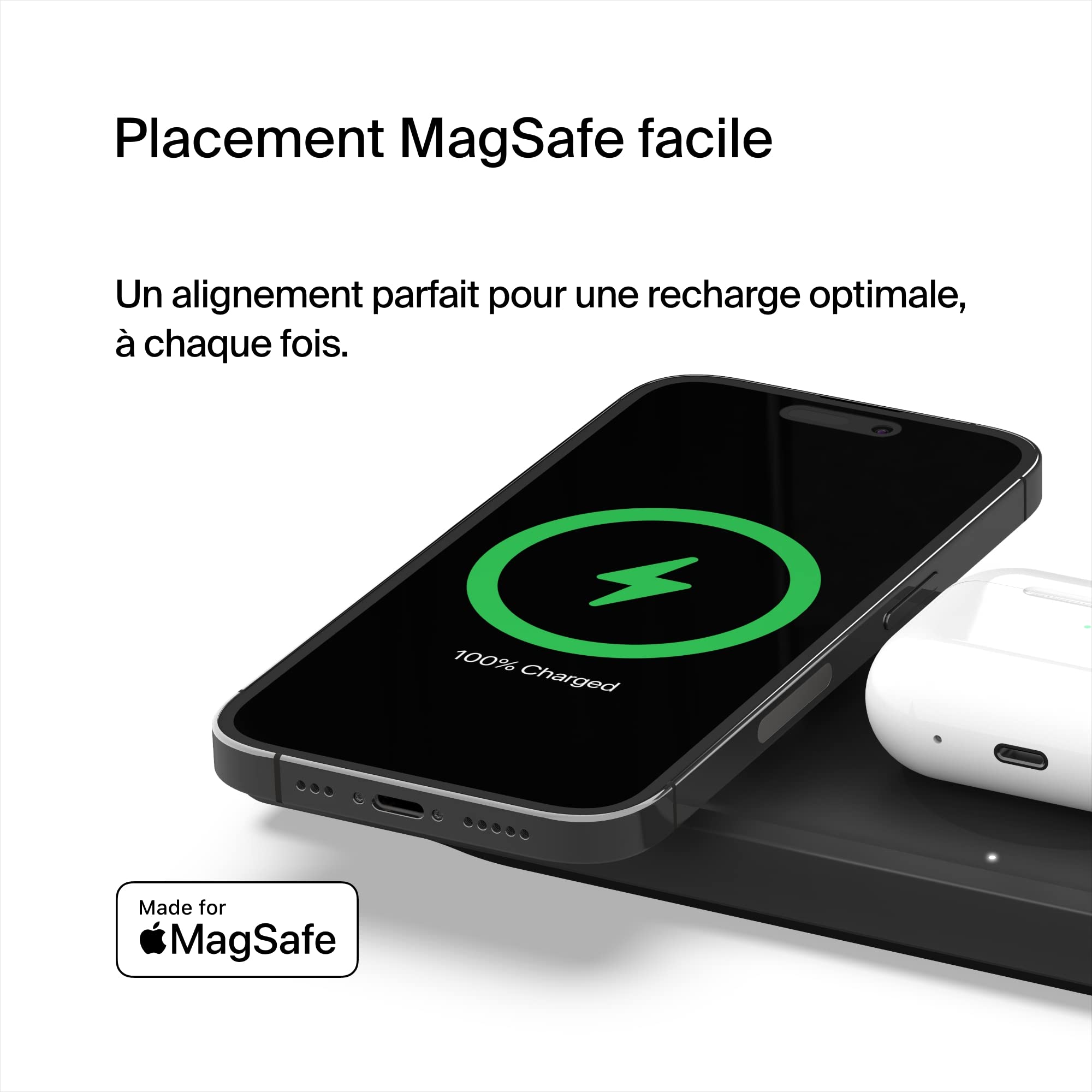 belkin-chargeur-sans-fil-magsafe-3-en-1-certifi-mfi-recharge-rapide-pour-iphone- image 3