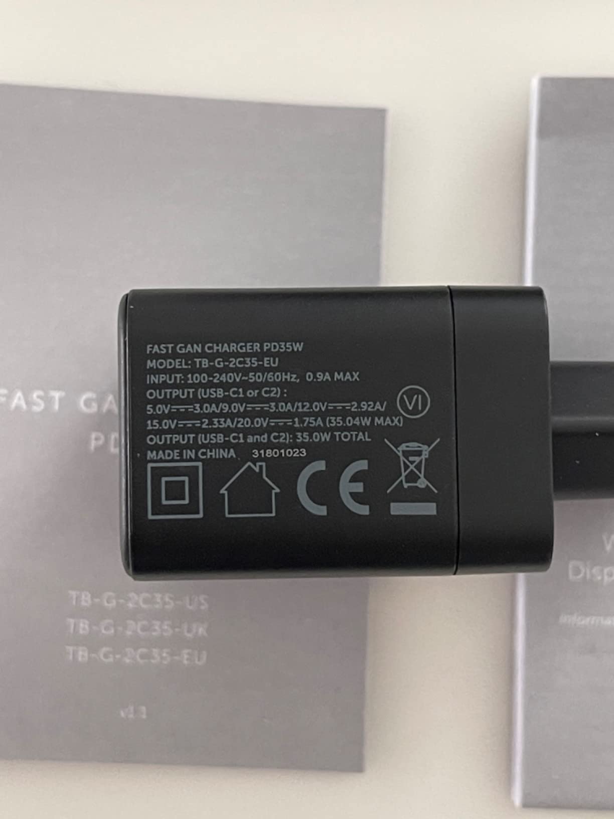 Excellent chargeur de voyage