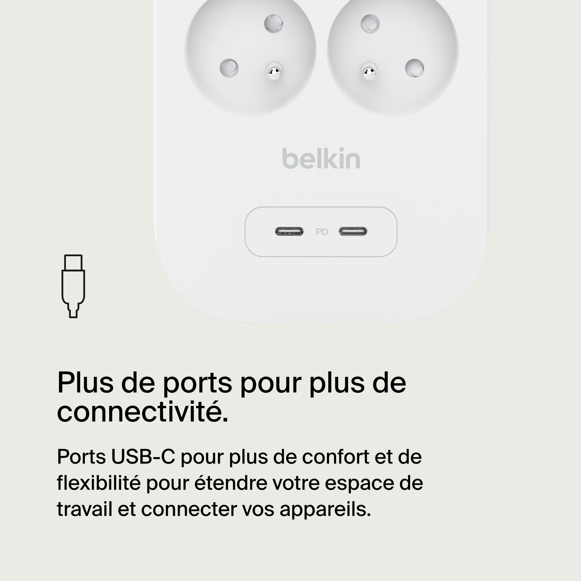 belkin-multiprise-parafoudre-8-prises-avec-2-ports-usb-c-pd-18-w-protection-900- image 6