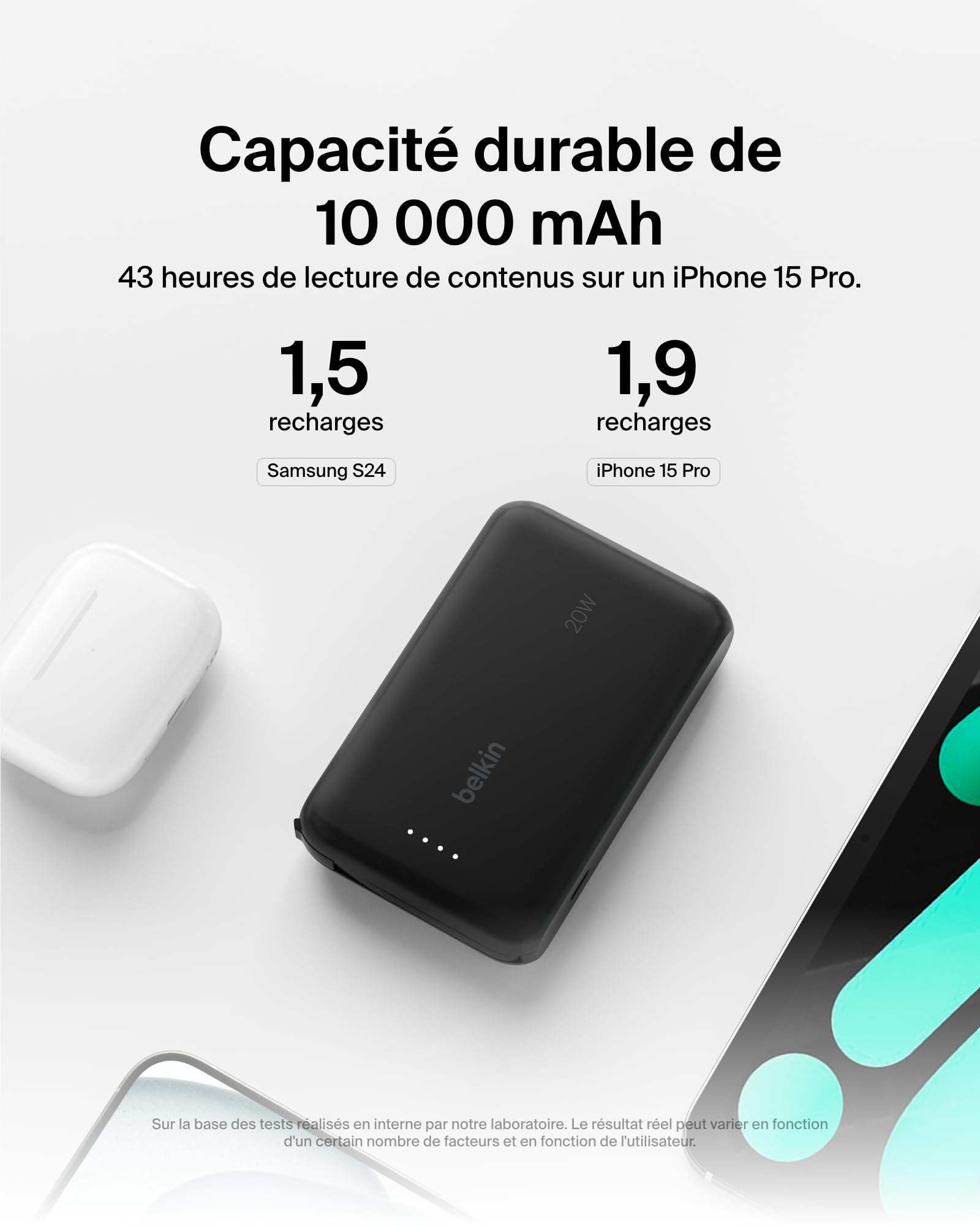 belkin-boostcharge-10k-batterie-externe-10-000-mah-avec-c-ble-usb-c-int-gr-recha image 4